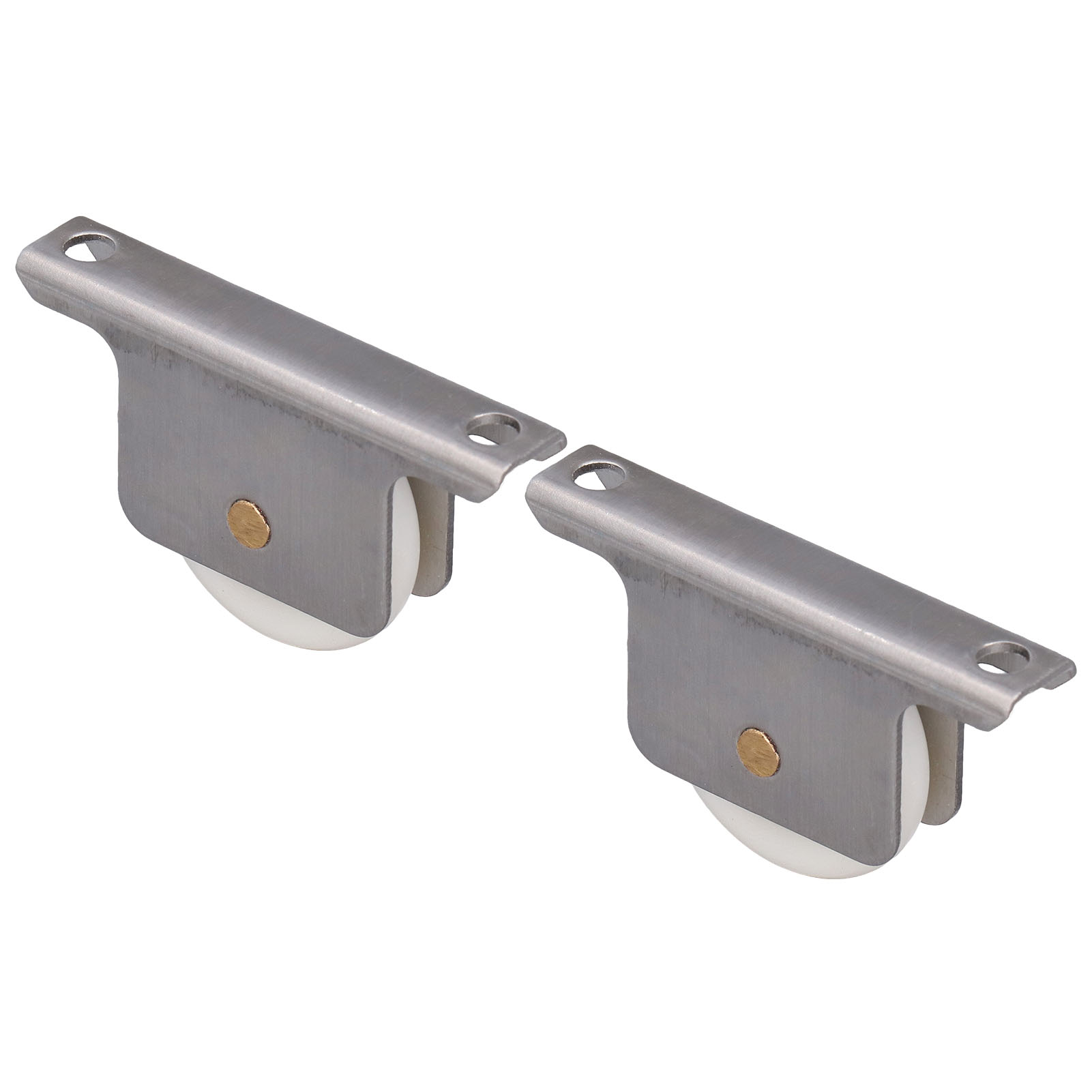 Set Aus 2 Gleitrollen Mit Sockel Für Duschabtrennungen Aus Glas, 38 Mm