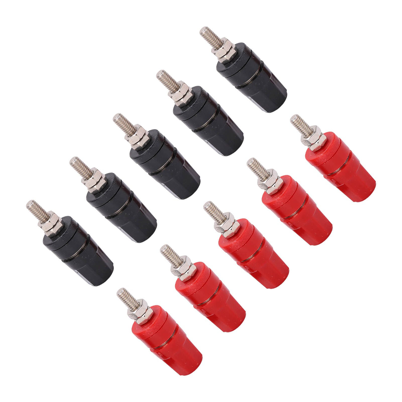 Paar Vergoldete Bananenstecker Für Lautsprecher Mit Geschlossenen Schraubklemmen Für Lautsprecherkabel Und Heimkino-wanddosen