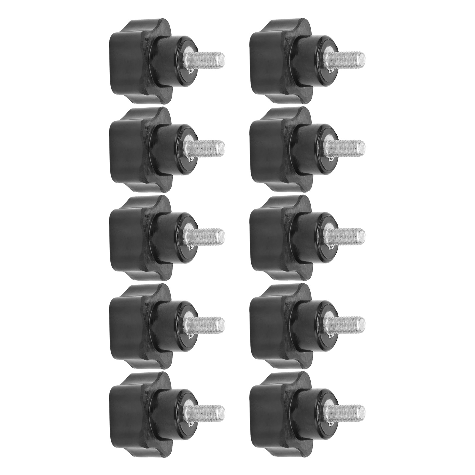 Satz Mit 10 M5x25x10 Spannmuttern Mit Fünfzackigem Sterngriff, Drehbankzubehör
