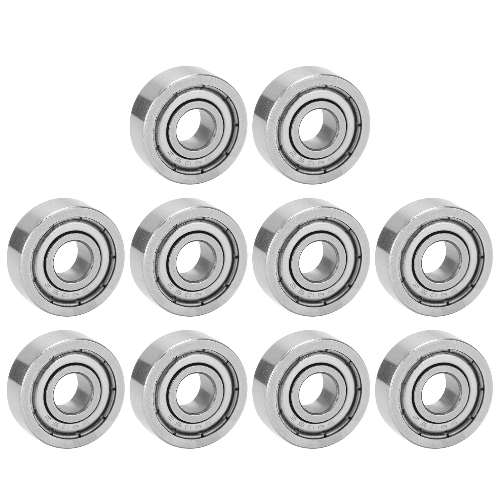 Satz Mit 10 Miniatur-hochgeschwindigkeitslagern Aus Edelstahl, Mechanische Ersatzteile S605z