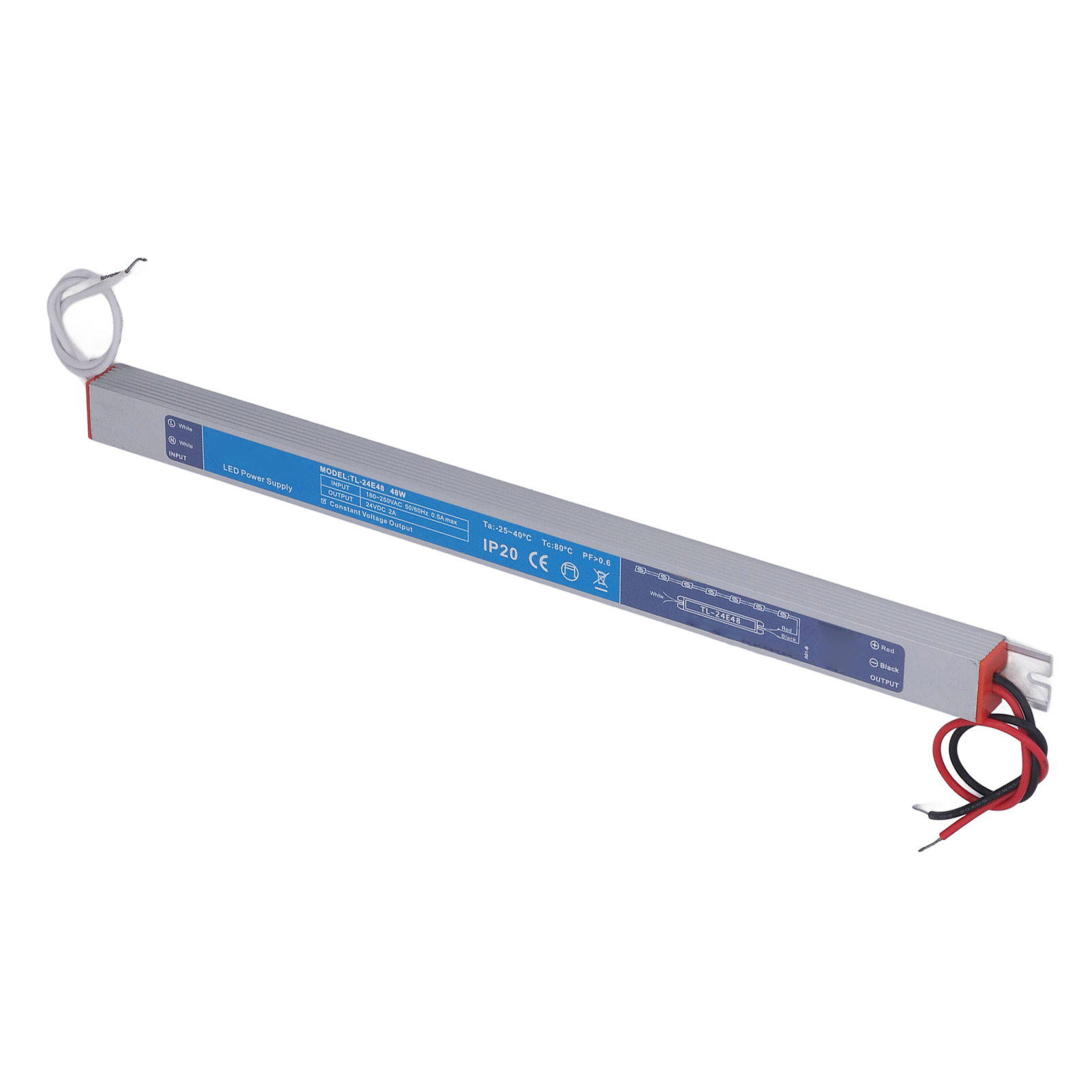 180–250 V Wechselstrom-led-netzteil, 45 W Ausgangsleistung, Schaltregler, 24 V 2 A Treiber