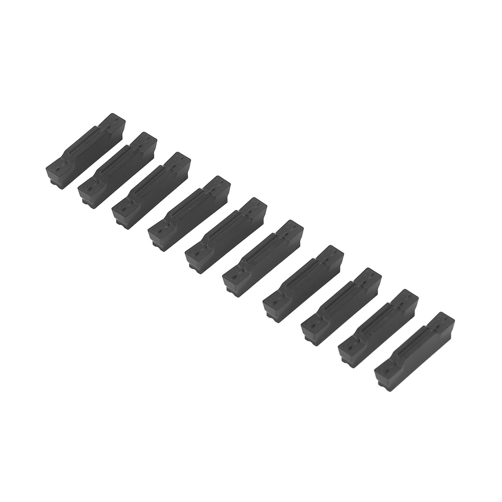 Satz Mit 10 Hartmetall-wendeschneidplatten Mit Pvd-beschichtung Für Cnc-metallfräsen