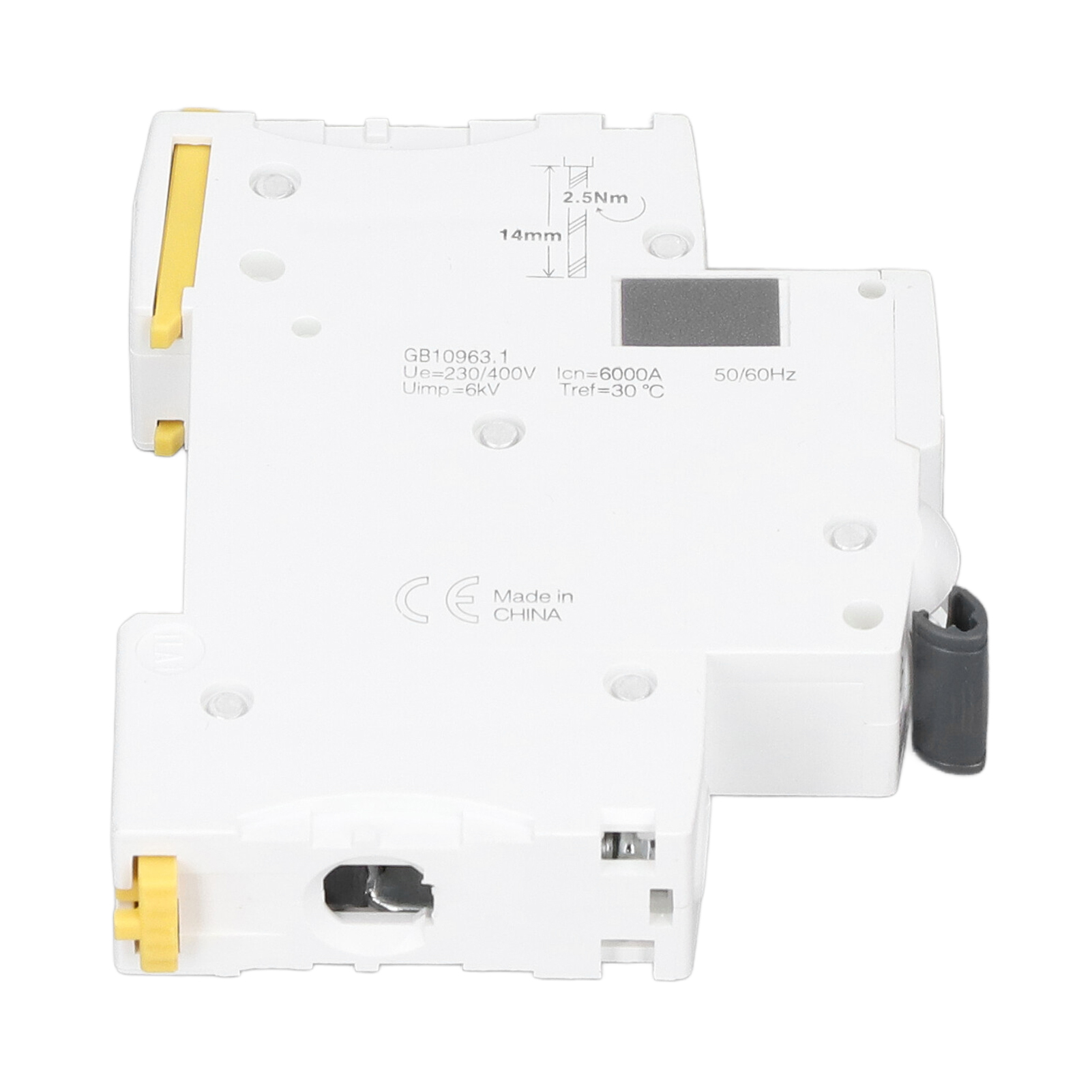 Miniatur-1p-leistungsschalter, Fehlerstrom-trennschalter, Din-schienenmontage, 230 V/400 V, 10 A, Ic65n C10a