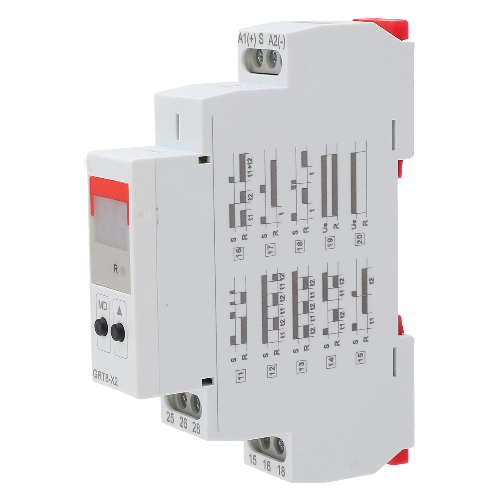 Relais-timer, Steuerung, Einstellbares Digitaldisplay, Steuerschalter, Ac/dc 12v-240v
