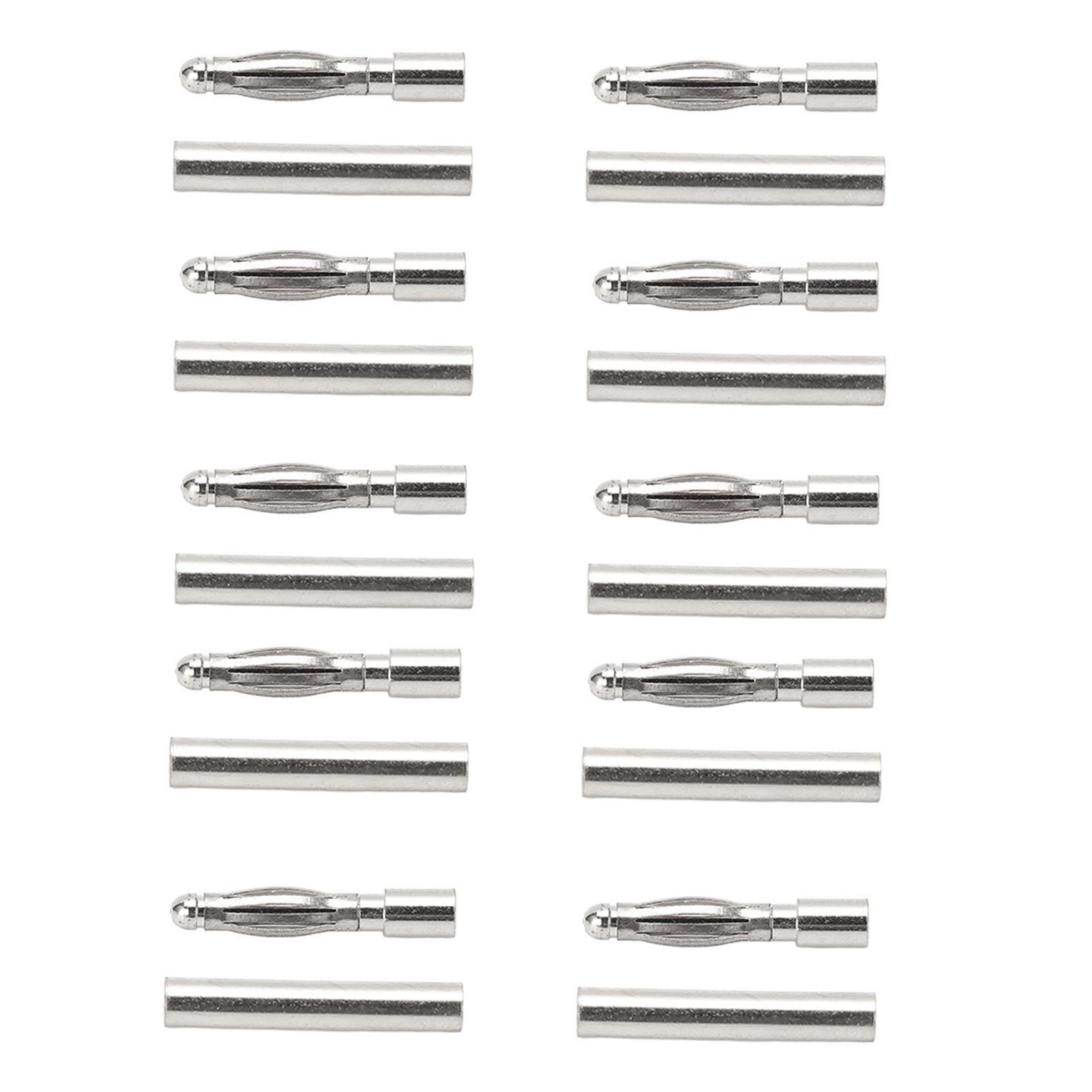 Packung Mit 10 Vergoldeten 2,5-mm-bananensteckern (männlich Und Weiblich) Aus Rotem Kupfer Für Regler, Akkus Und Motoren