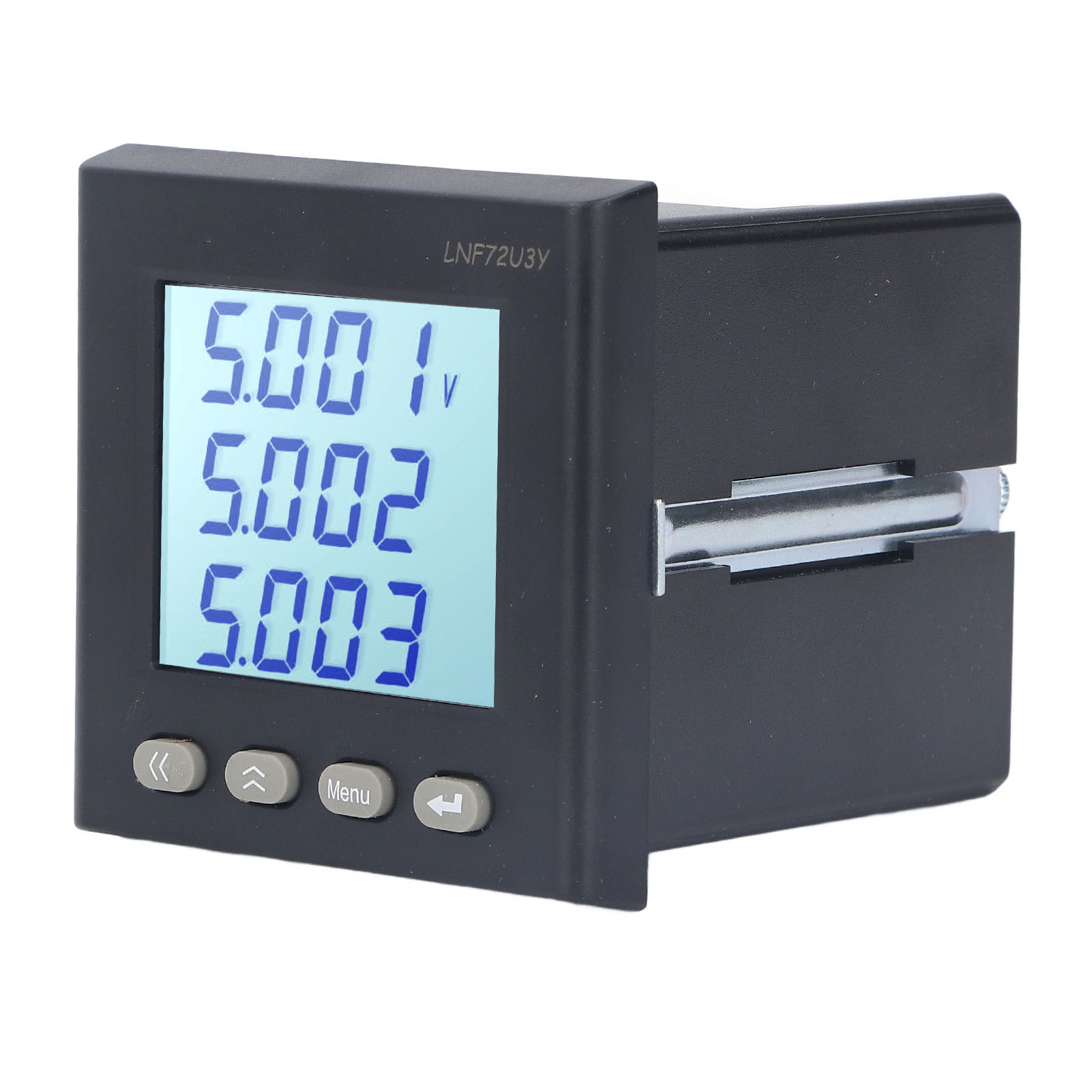 Kompaktes, Intelligentes Dreiphasen-voltmeter-amperemeter Mit Lcd-digitalanzeige, 80-270 V Ac/dc.