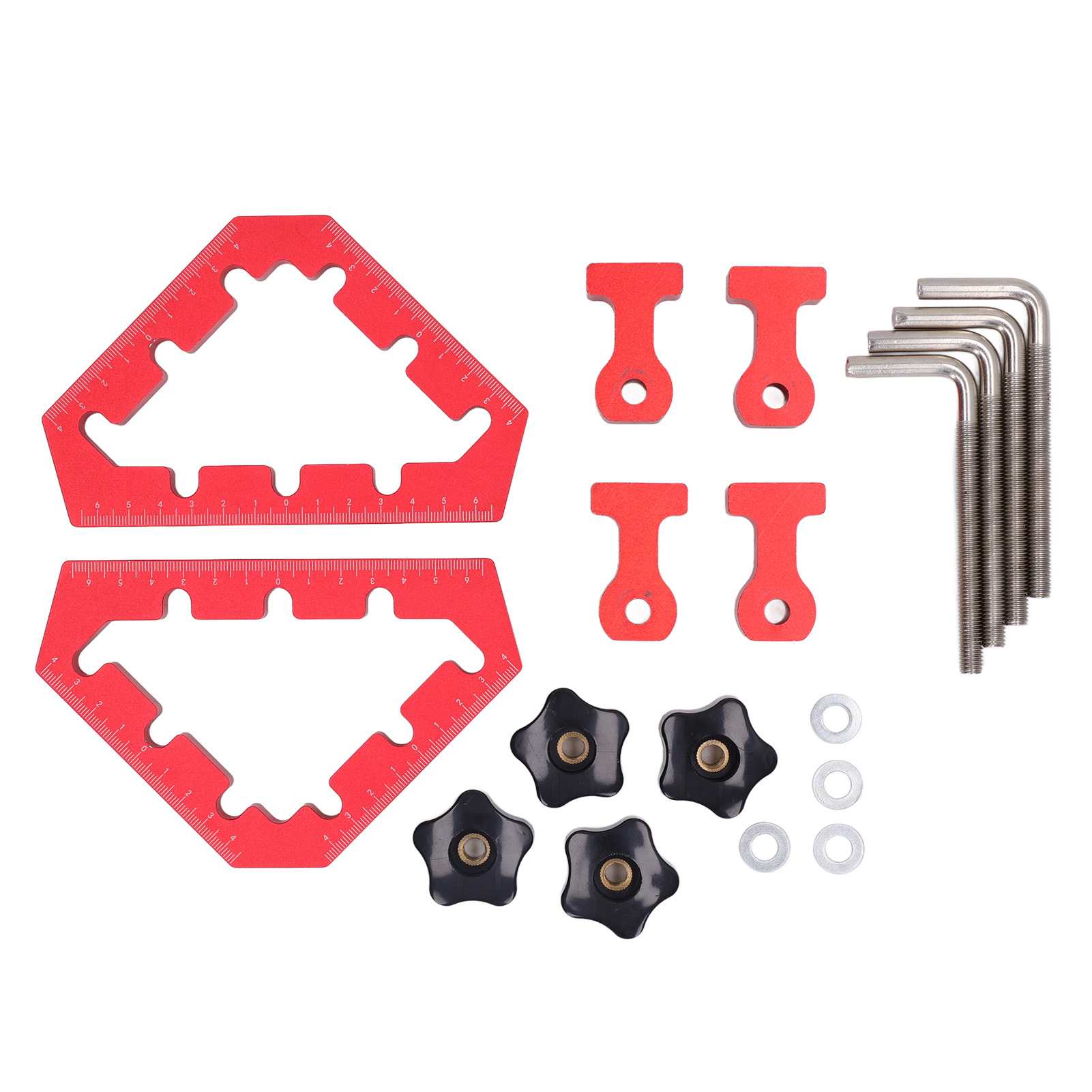 45°-positionierwinkel (2er-set) – Rechtwinkliges Spannwerkzeug Aus Aluminiumlegierung Für Die Holzbearbeitung