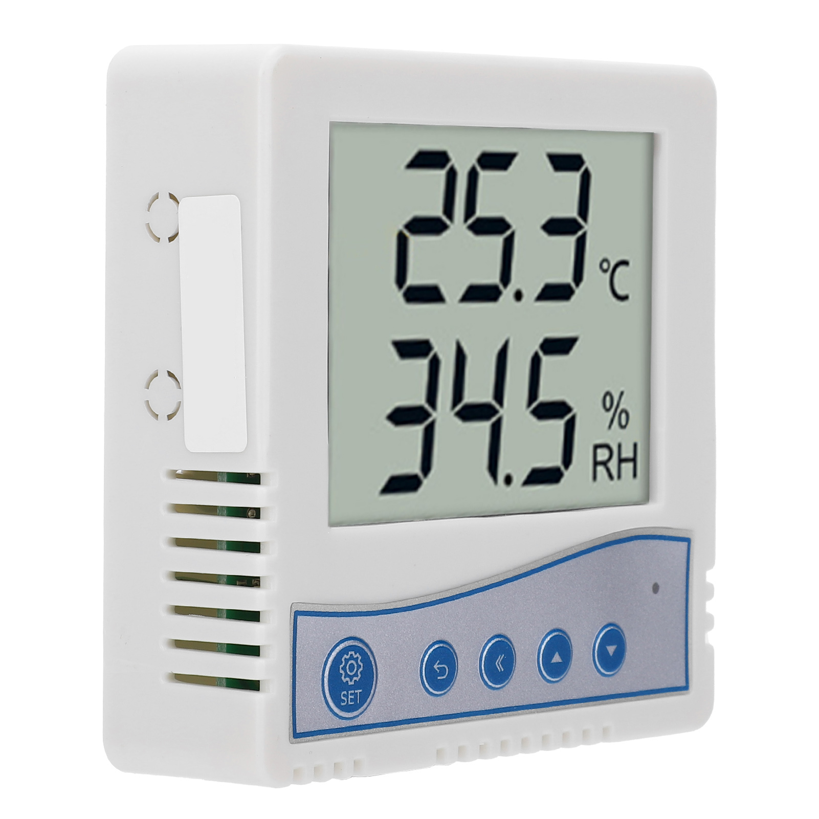 Industrieller, Hochpräziser Temperatur- Und Feuchtigkeitstransmitter Mit Lcd-bildschirm Und Rs485-schnittstelle.
