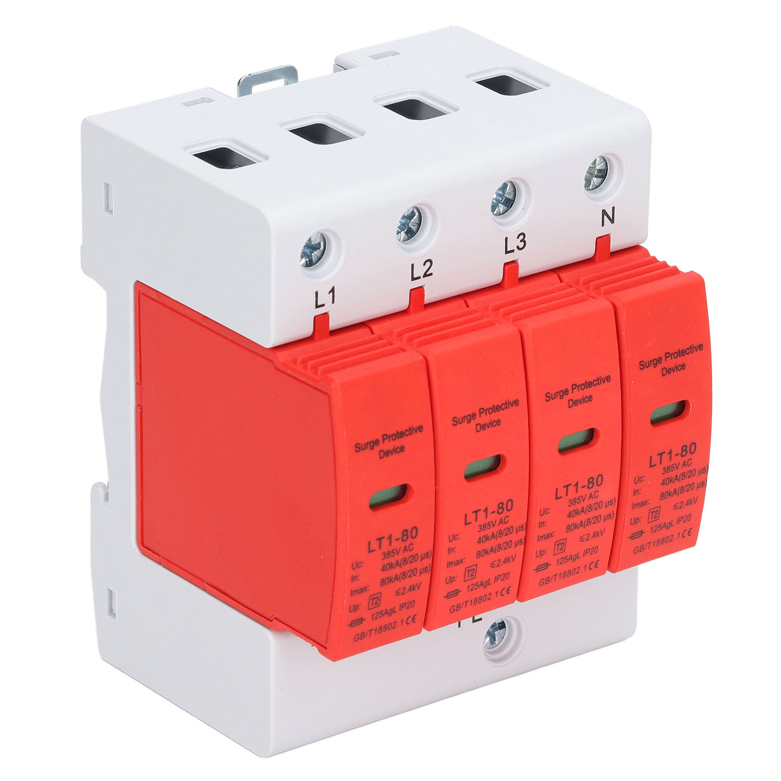 4p-überspannungsschutzgerät Für 385 V Ac 40-80 Ka Elektrische Systeme