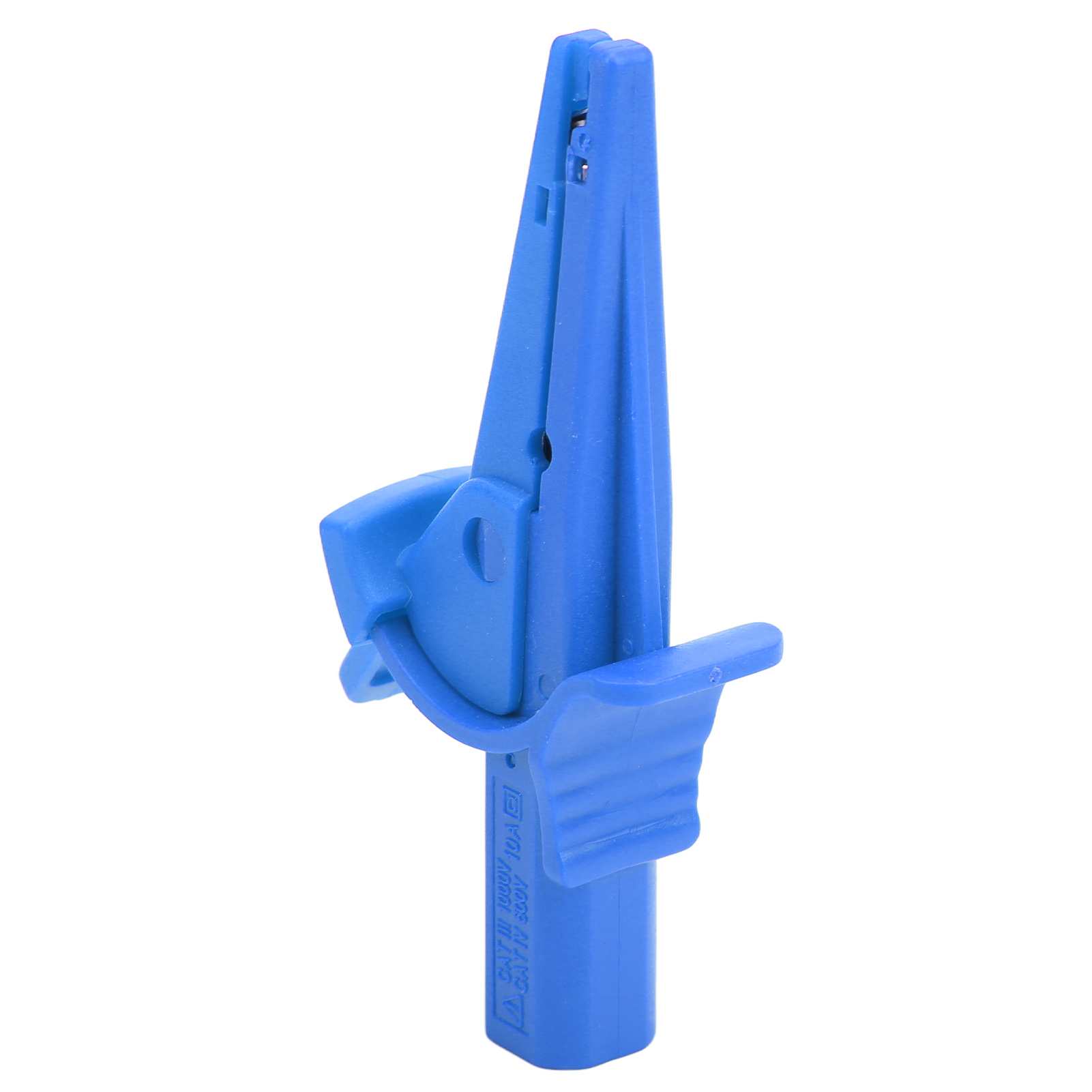 Isolierte Prüfklemme, 20 Mm Sicherheitsöffnung, Mit 4 Mm Bananenstecker Für Kfz- Und Lkw-elektrikprojekte (blau).