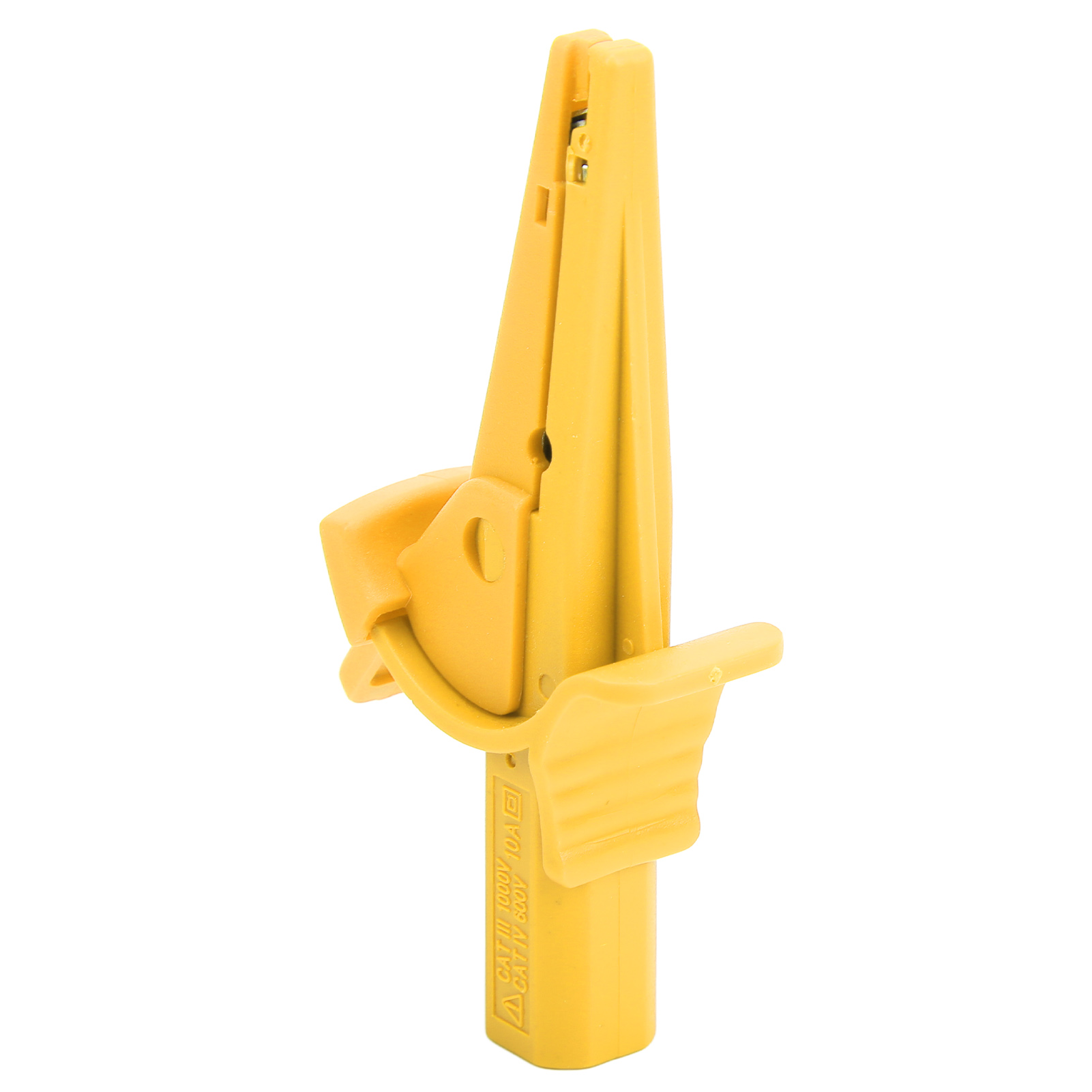 Isolierte Prüfklemme, 20 Mm Sicherheitsöffnung, Mit 4-mm-bananenstecker Für Kfz- Und Lkw-elektrikprojekte, Gelb