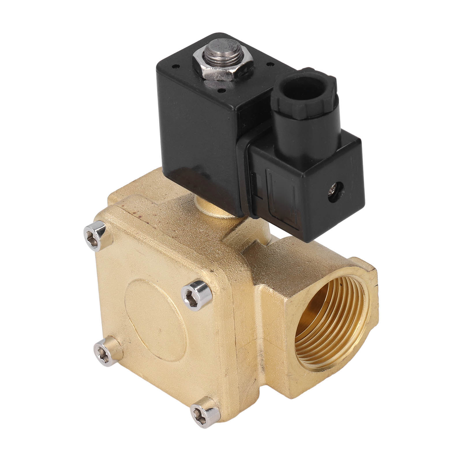 Messing-magnetventil G1in Nc, 2-wege-hochdruckmembran Für Wasser Und Luft, 220 V Wechselstrom