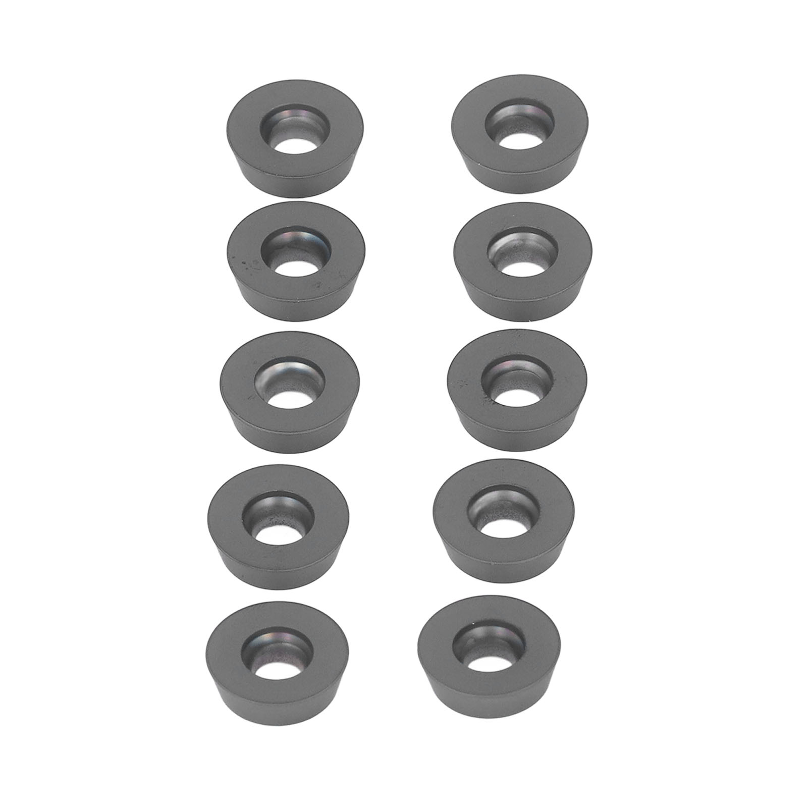 10 Runde Hartmetall-wendeschneidplatten Mit Schwarzer Beschichtung Für Cnc-drehen Und -fräsen (rdmw1604moep)