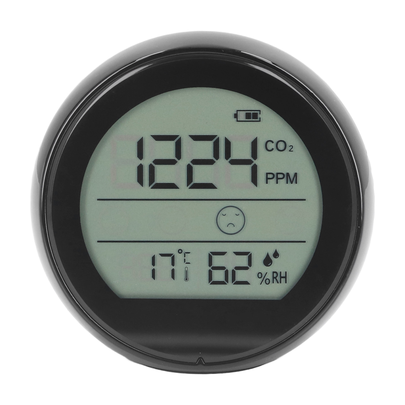 P8 Co2-monitor Infrarot-kohlendioxiddetektor Luftqualitäts-, Temperatur- Und Feuchtigkeitsmessgerät Für Labore Schwarz