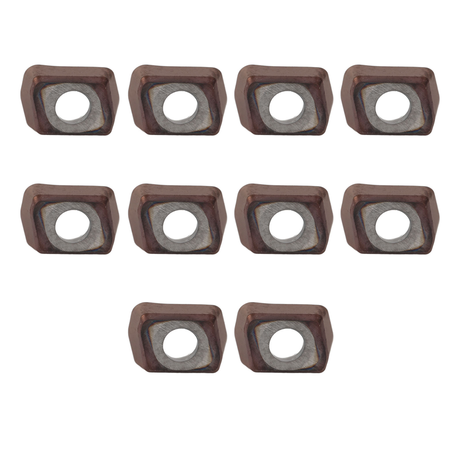 Satz Mit 10 Hartmetall-dreheinsätzen Für Cnc-dreh- Und Fräsmaschinen Lpgt010210er-gm