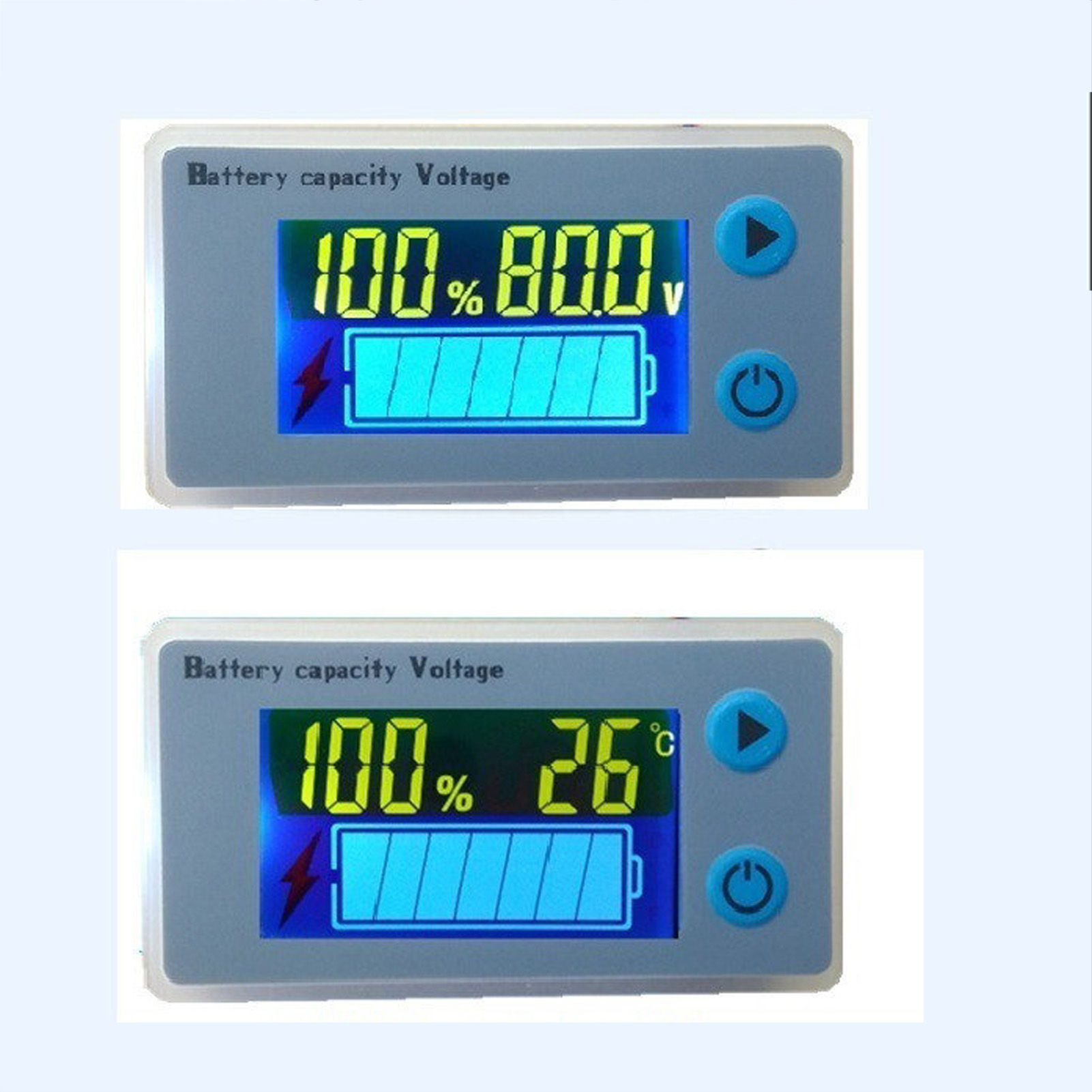 12v Autobatterie-kapazitätsmessgerät/voltmeter Mit Lcd-anzeige