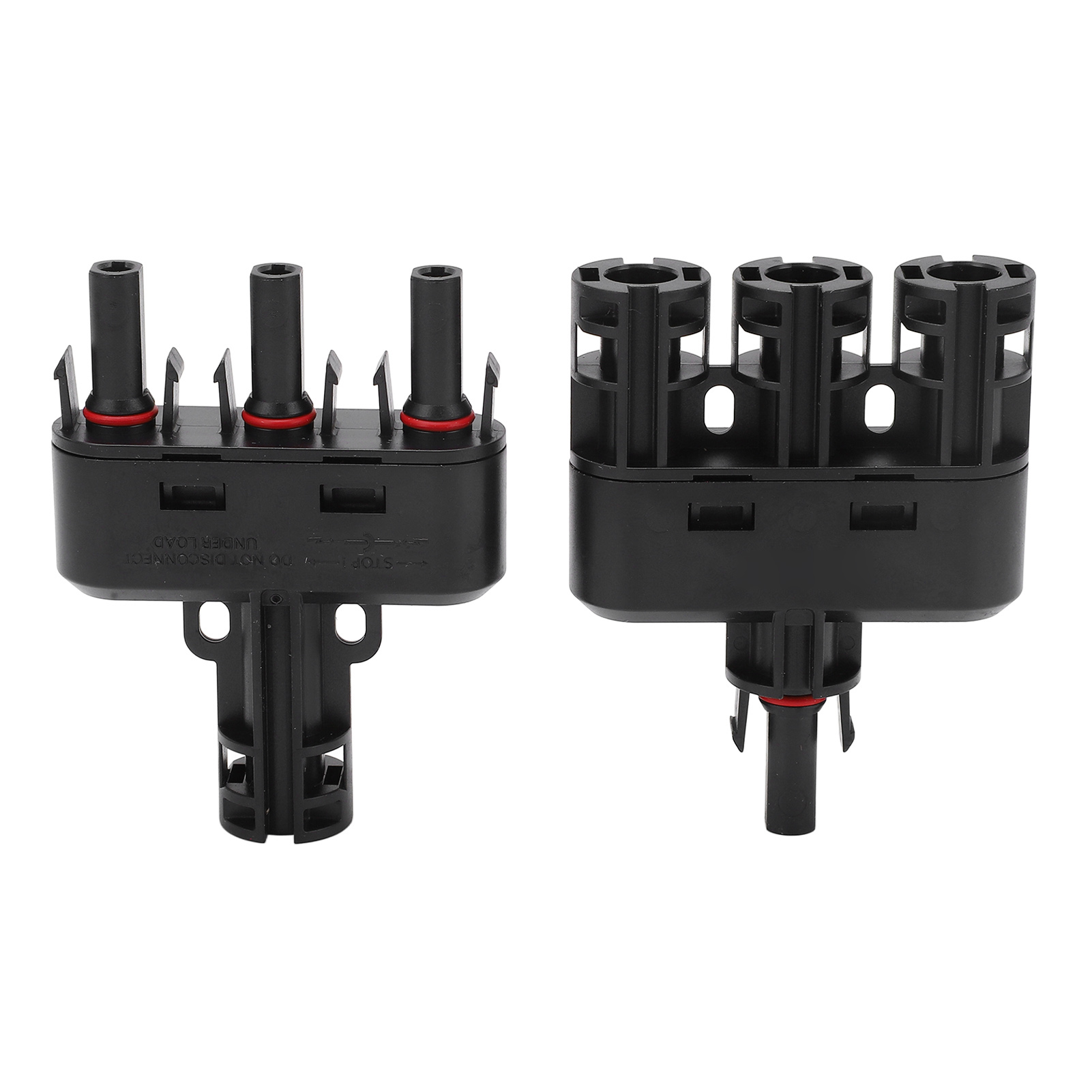 Ip68 Wasserdichter Paralleladapter/splitter, 1 Zu 3 T-förmiger Solarstecker Für Den Außenbereich
