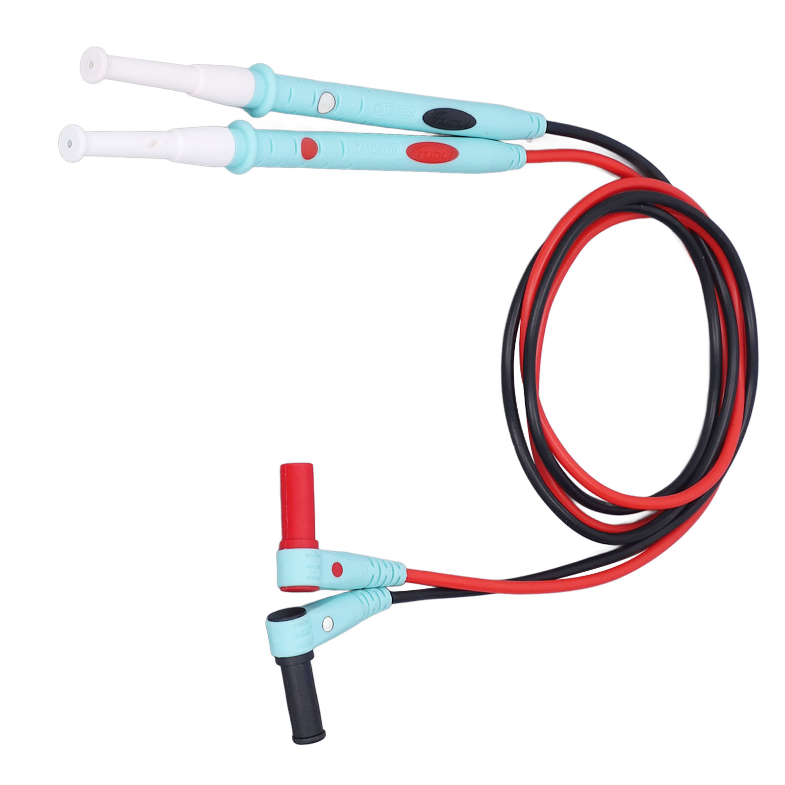 Zubehörset Bestehend Aus Einem Multimeter-testerstift, Einer Universal-testsonde, Einem 45 Mm Langen Messkabel Und Einem 1 M Langen Kabel.