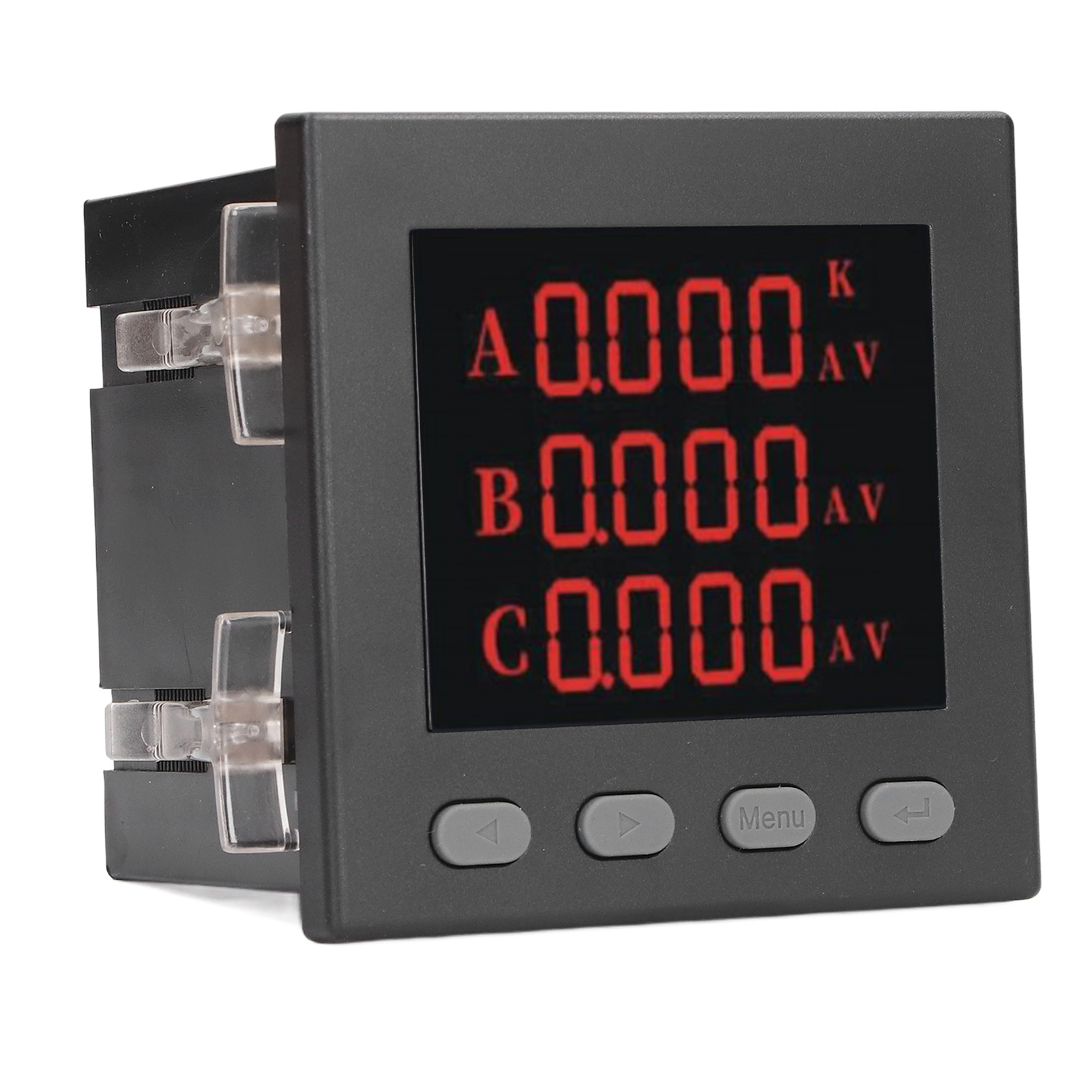Dreiphasen-wechselstrom-220-v-amperemeter-voltmeter, Digitales Spannungs- Und Strommessgerät Für Maschinen