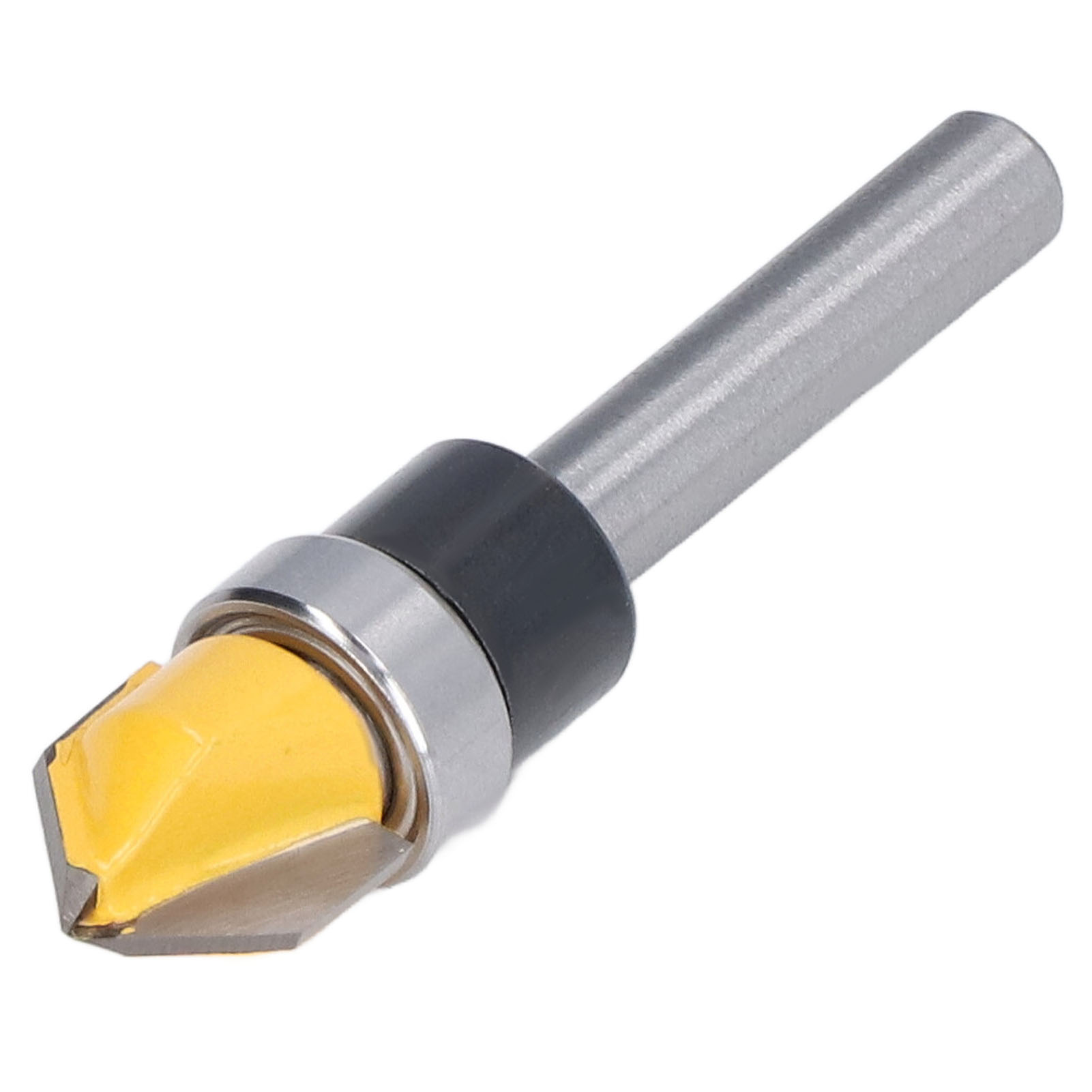 Bündigfräser Aus Hochfestem Stahl 45 Mit Ptfe-beschichtung, Für Schubladen, V-förmiges Schneidblatt 6 X 1/2