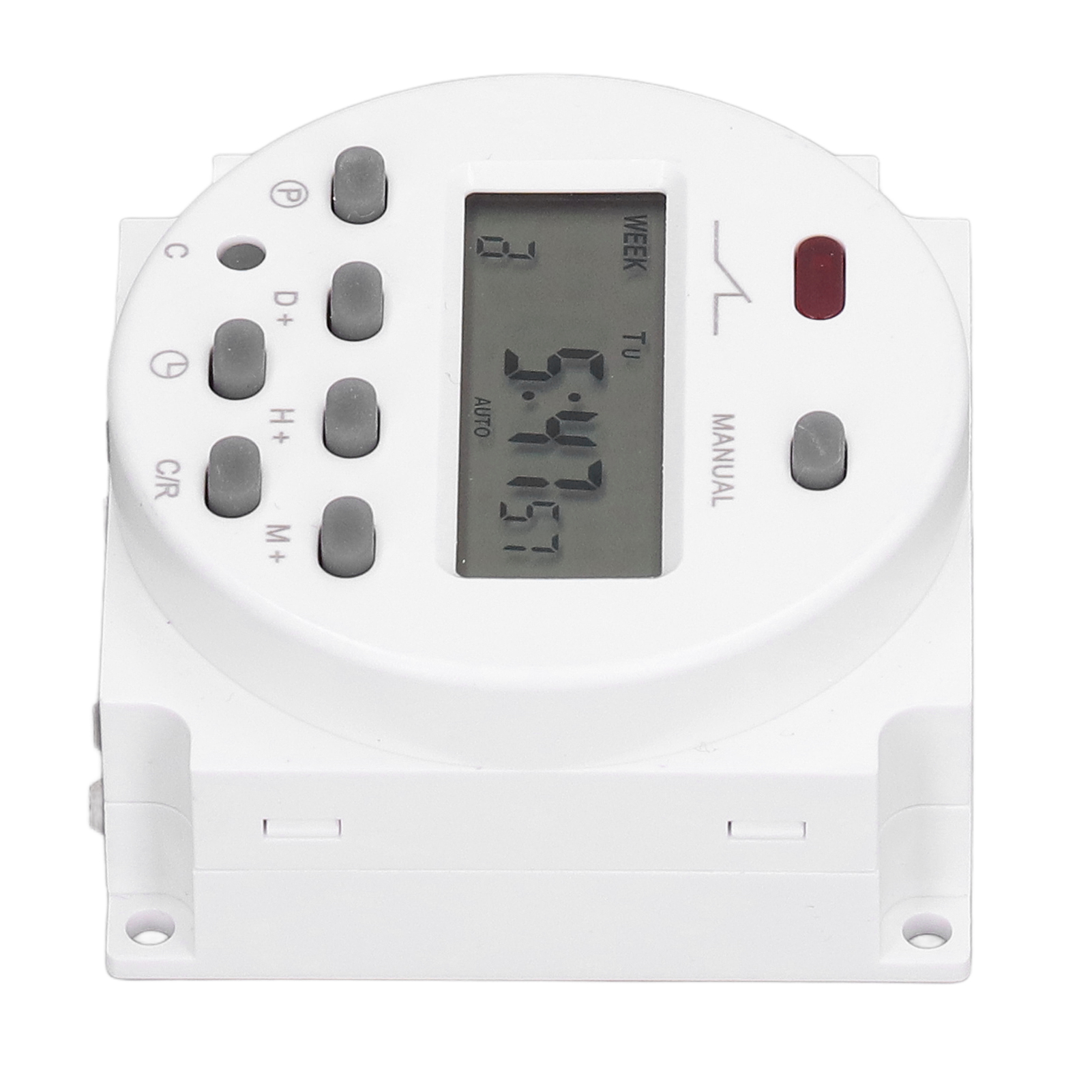 Programmierbarer Elektronischer Timer Mit Lcd-bildschirm Und Digitalem Zeitsteuerungsrelais (16 Ein-/16 Aus-positionen) Cn101adc12v