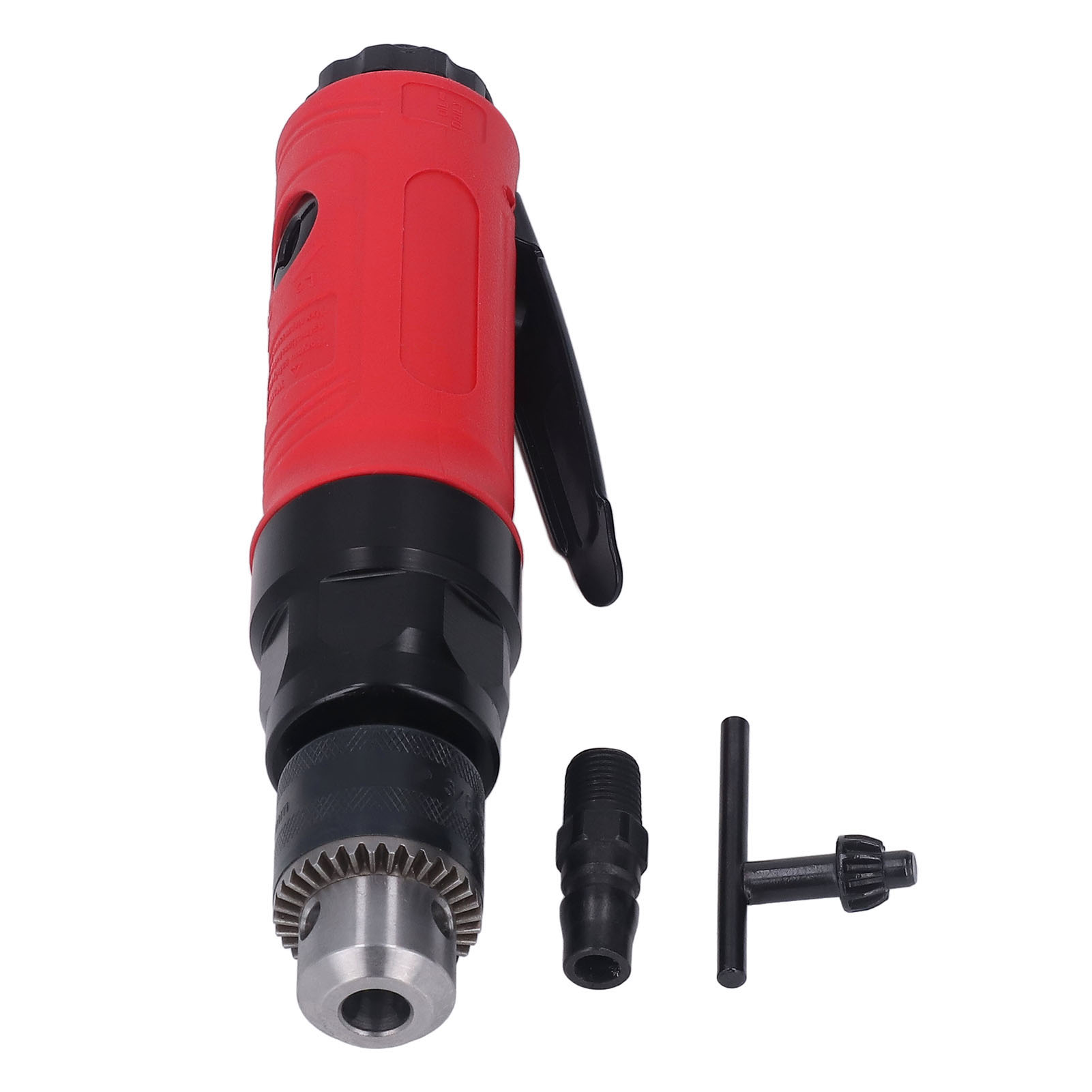 3/8"-druckluftbohrmaschine Mit Geradem Griff Und Untersetzungsgetriebe, Inklusive Schlüssel, 2500 U/min