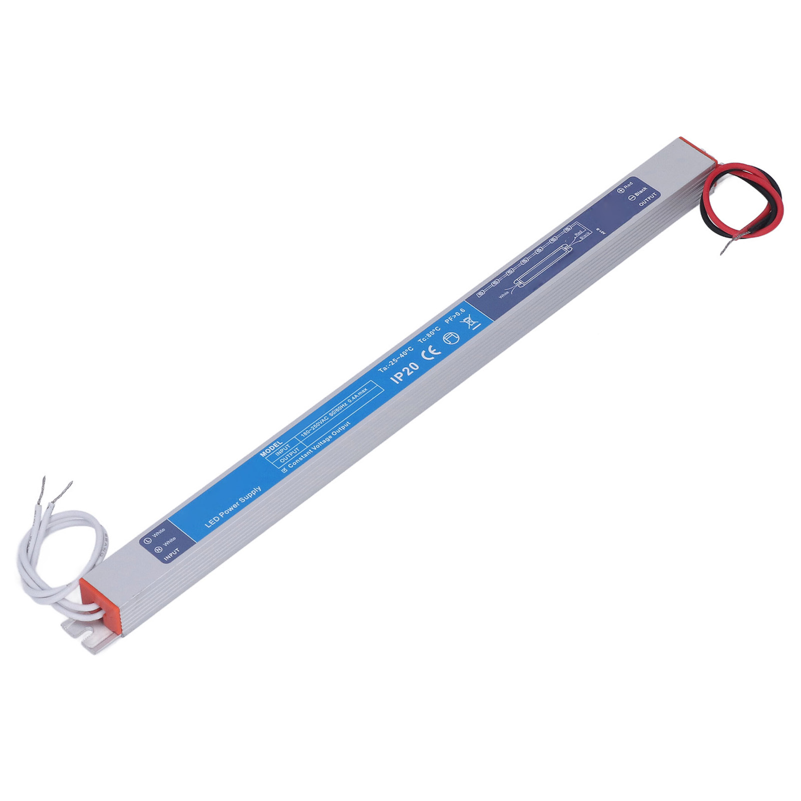 36-w-miniatur-konstantspannungsnetzteil In Ultraflacher Bauweise Für Led-gehäuse, 180–250 V Ac, 24 V, 1,5 A