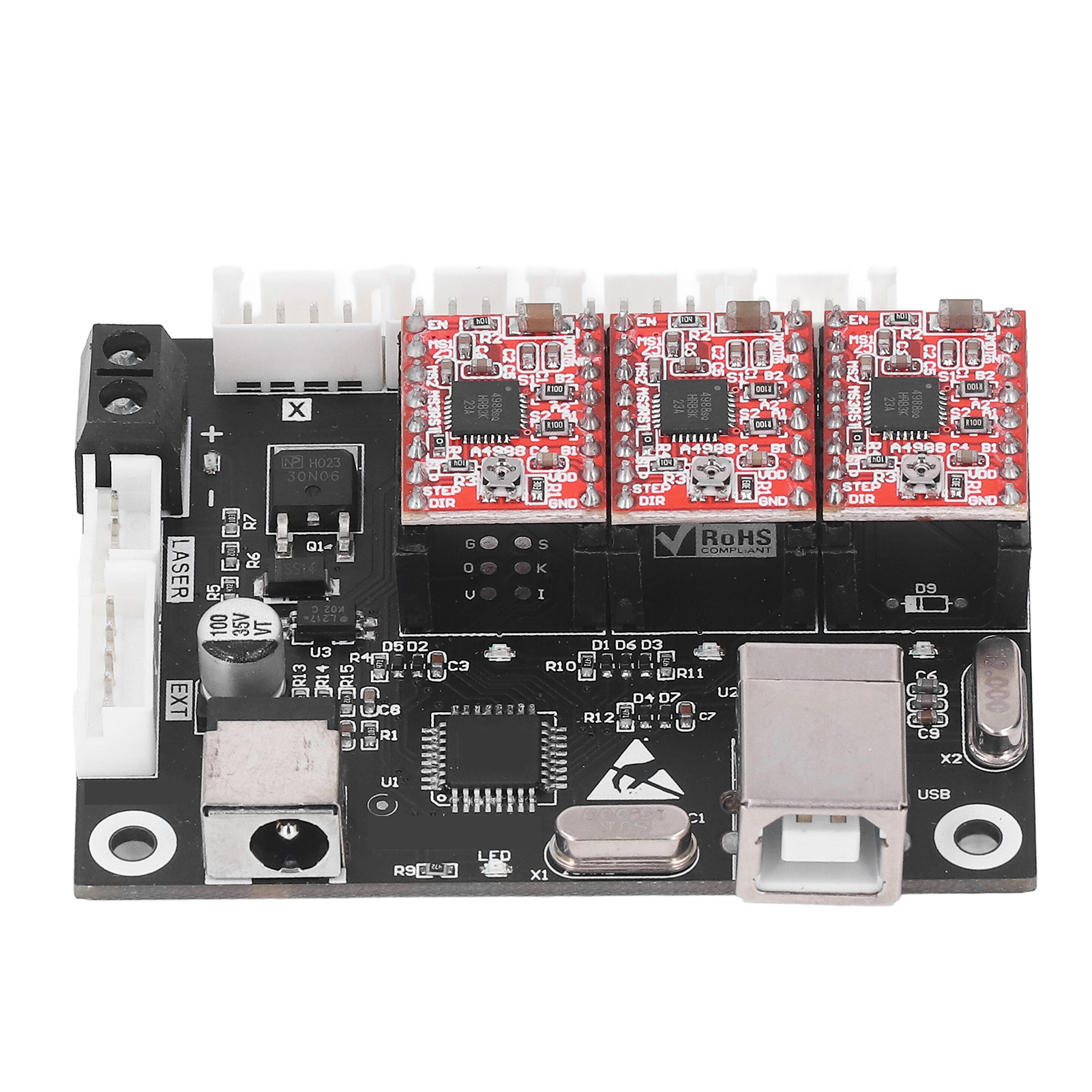 Steuerplatine Für 3-achsen-lasergravierer, Cnc-graviermaschinen-motherboard Mit Usb-schnittstelle