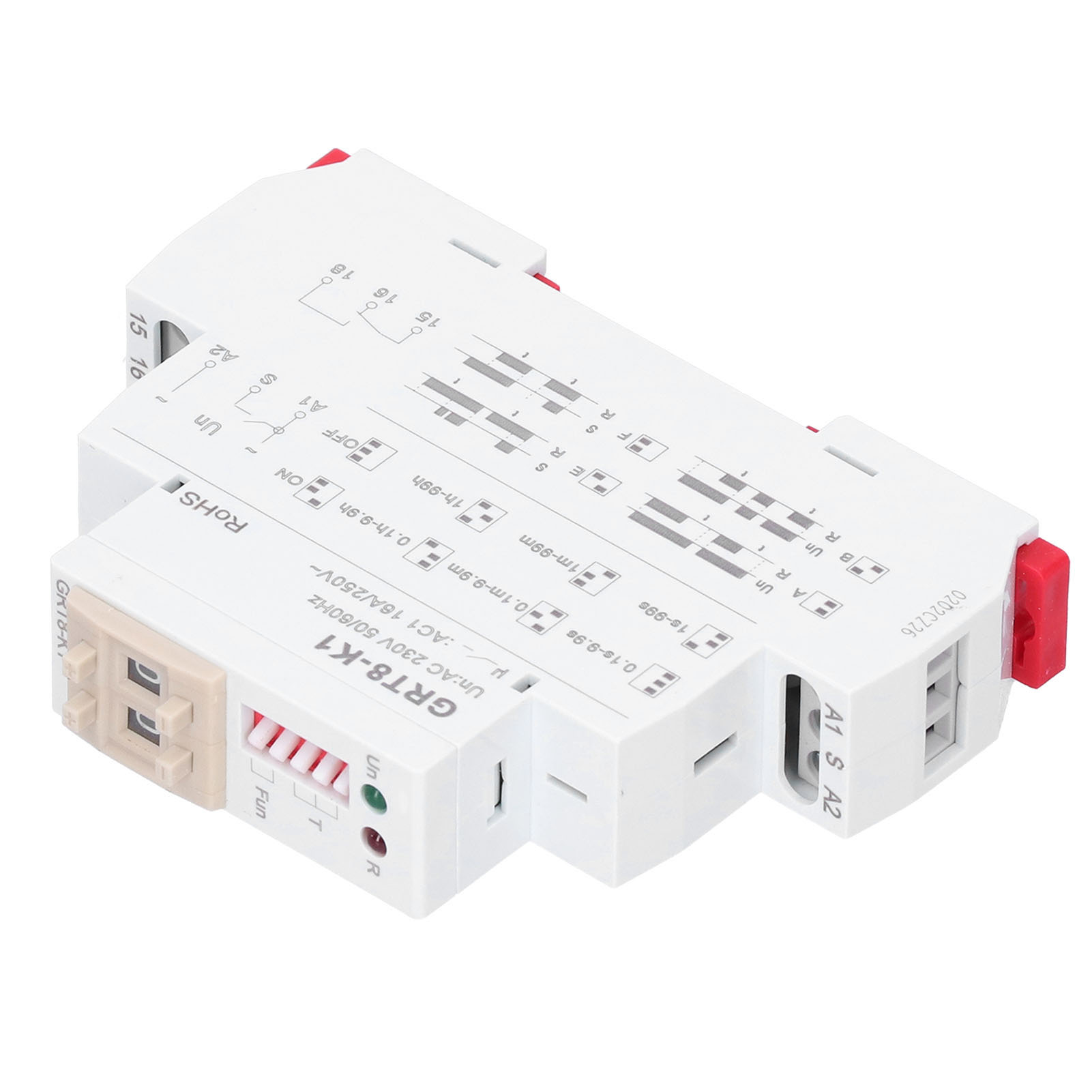 Digitaler Elektronischer Zeitverzögerungsrelais-controller Mit Zeitmodi Grt8-k1 Ac 230 V 50/60 Hz