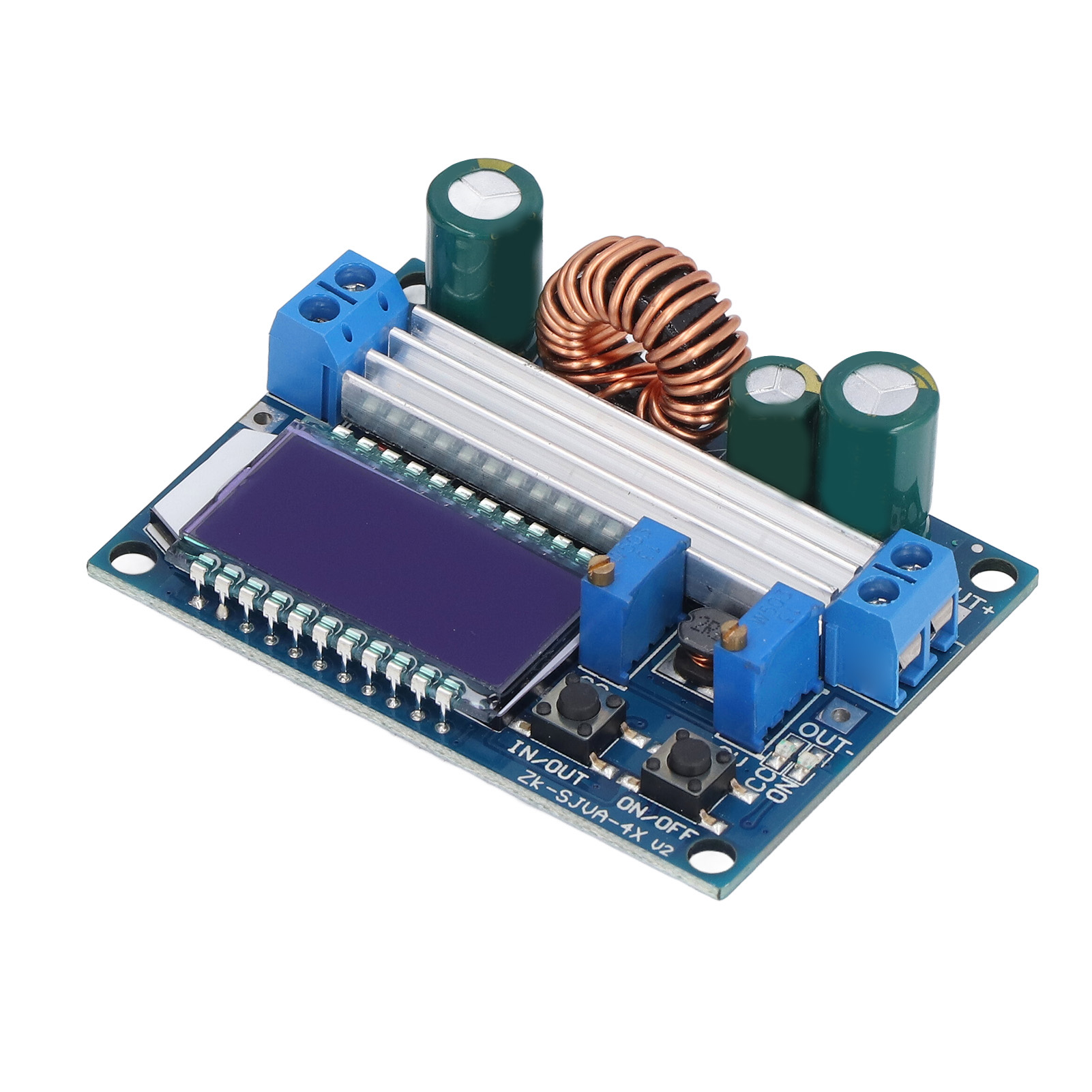 Aufwärts-/abwärtswandlermodul Mit Lcd-anzeige, Einstellbarer Spannungsregler 5,5–30 V Auf 0,5–30 V