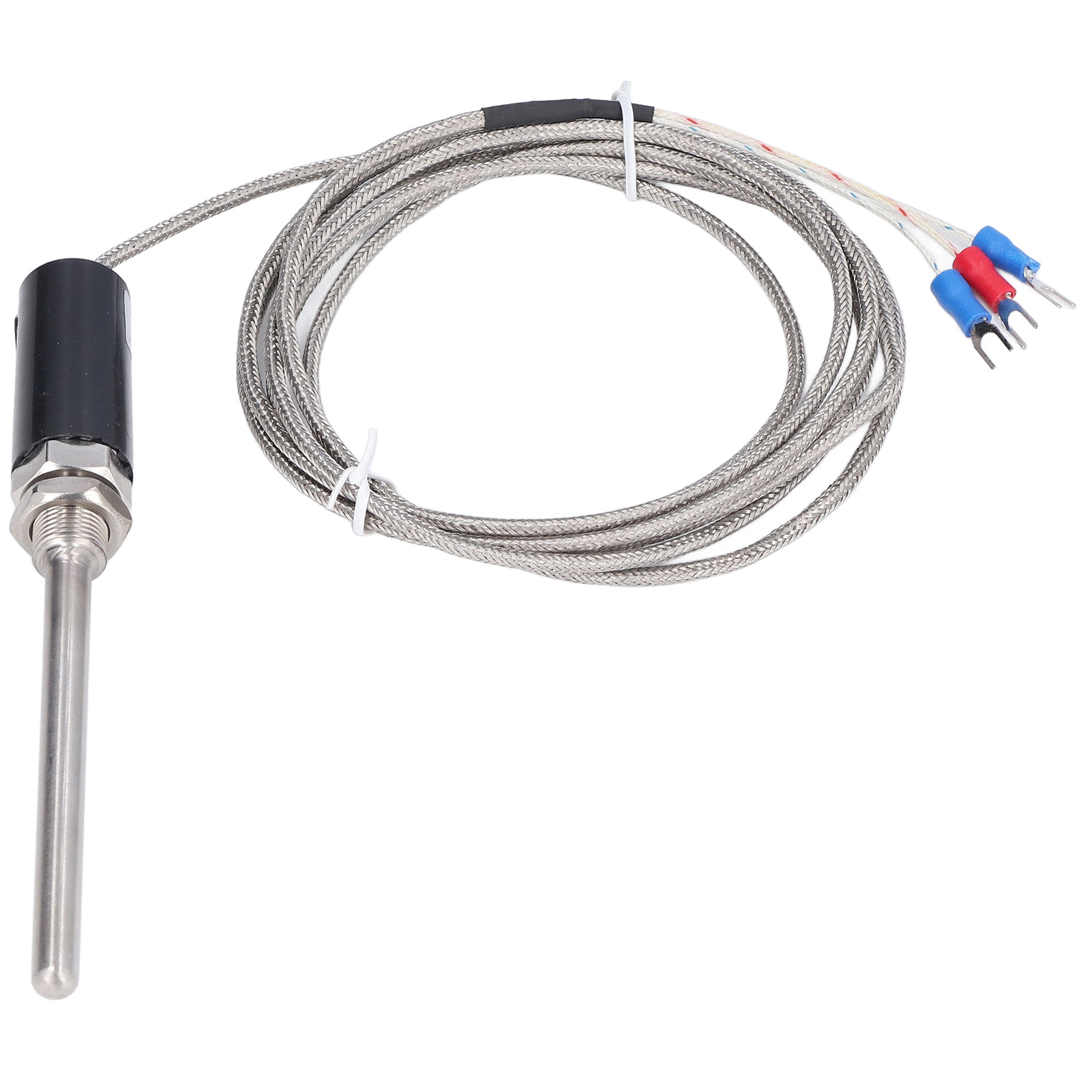 Pt100-thermoelementfühler, Abgeschirmtes Kabel, Wasserdichter Temperatursensor -200-450℃ Wzpt-10
