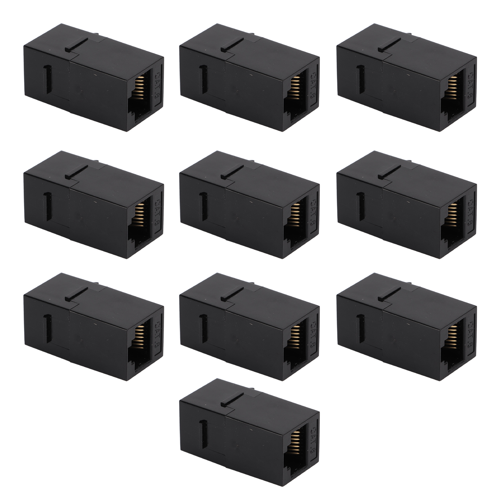 Packung Mit 10 Abs-ethernet-kabelverbindern, Stabile Übertragung, Rj45-verlängerungsstecker Für Netzwerkkommunikation
