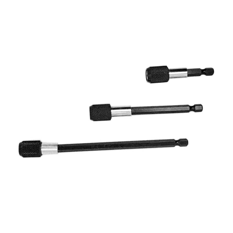 Magnetischer Verlängerungsfutteradapter Mit 60, 100 Und 150 Mm Sechskantschaft, Selbstsichernd, Schraubendreherbithalter Aus Chrom-vanadium-stahl, 3er-pack