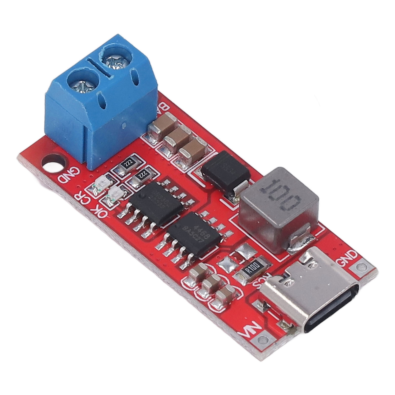 Spannungsverstärkermodul Für Lithiumbatterien Mit Typ-c-schnittstelle, Leiterplatte, Zum Schutz, 3–6 V Dc, 1 A