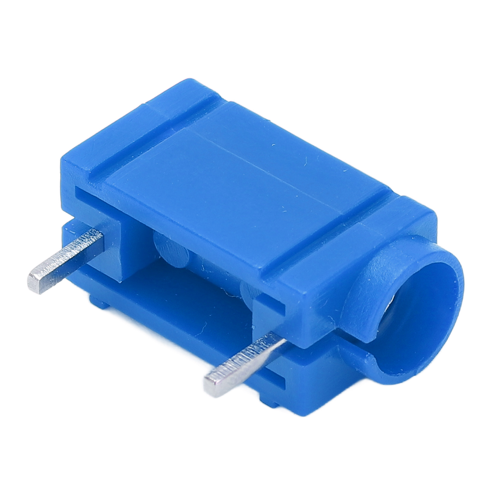 Packung Mit 5 Professionellen 4 Mm Vernickelten Messing-bananensteckern Für Leiterplatten, Multimeterzubehör (blau).