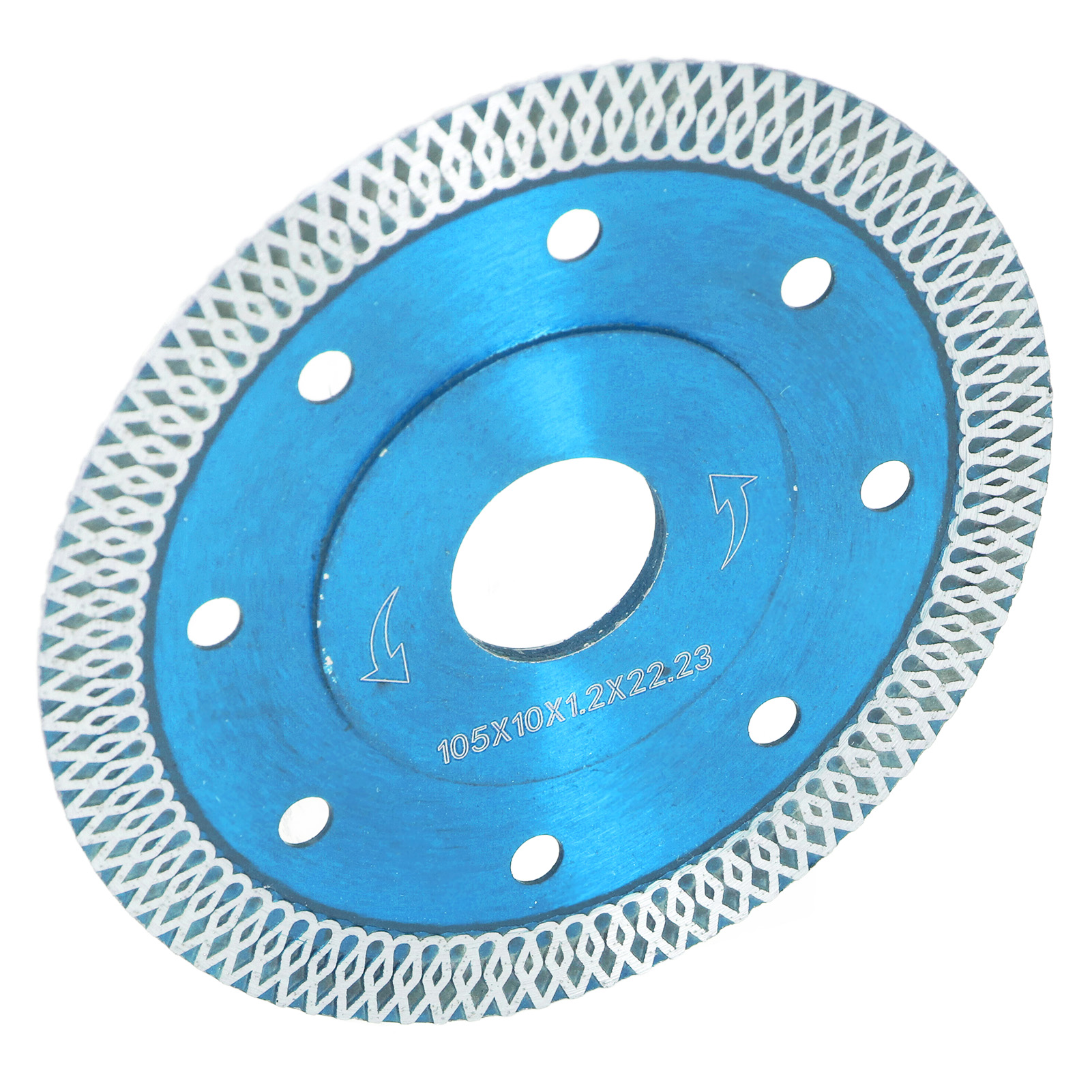 4-zoll-diamantsägeblatt In Blau Zum Schneiden Von Porzellan-, Keramik-, Granit-, Marmor- Und Ziegelfliesen, Zum Schleifen Und Polieren.