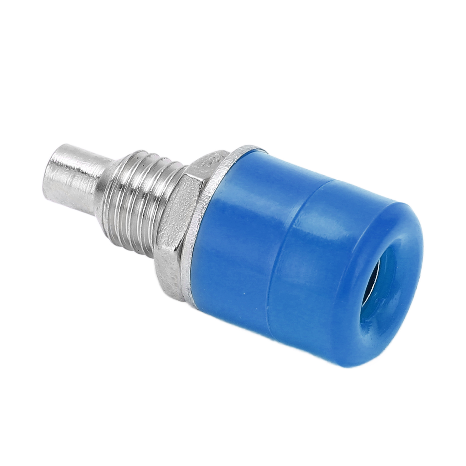 Packung Mit 20 Weiblichen Bananensteckern 4 Mm (24,070 Mm) Aus Vernickeltem Kupfer, Für Elektronische Geräte (blau).
