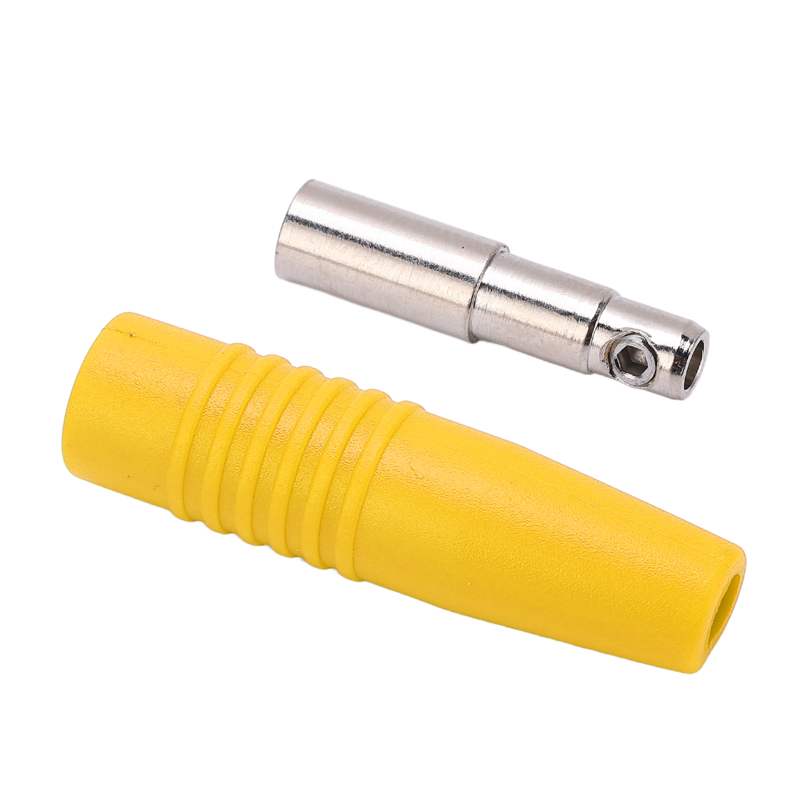4-mm-bananenstecker (weiblich), Vernickelte Bananenstecker Aus Reinem Kupfer Für Elektronisches Testzubehör, Gelb