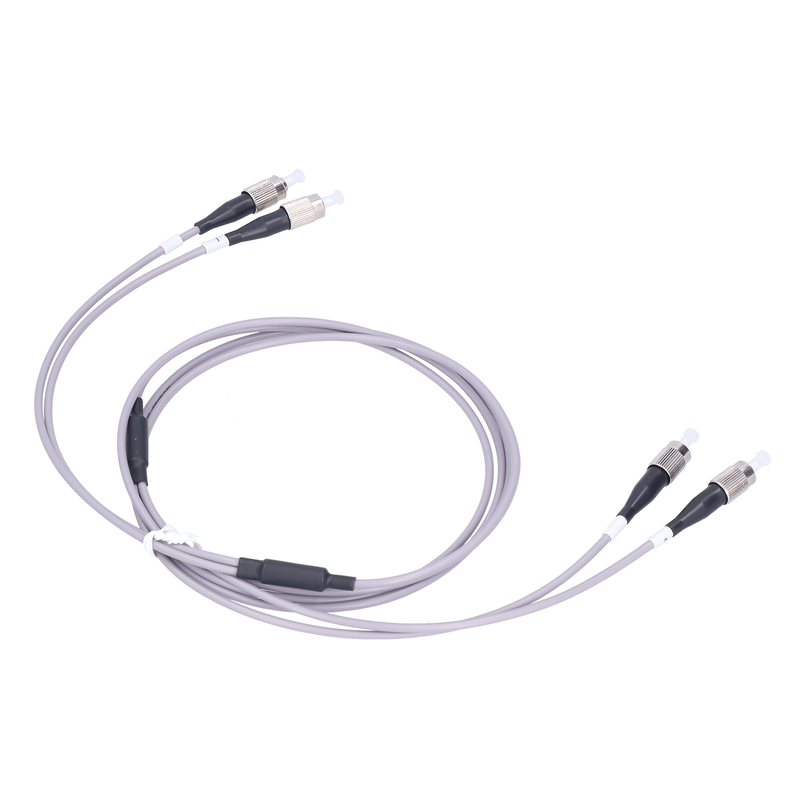 Meter Langes Graues, 2-adriges, Geschirmtes Multimode-glasfaser-patchkabel Fc/upc-fc/upc
