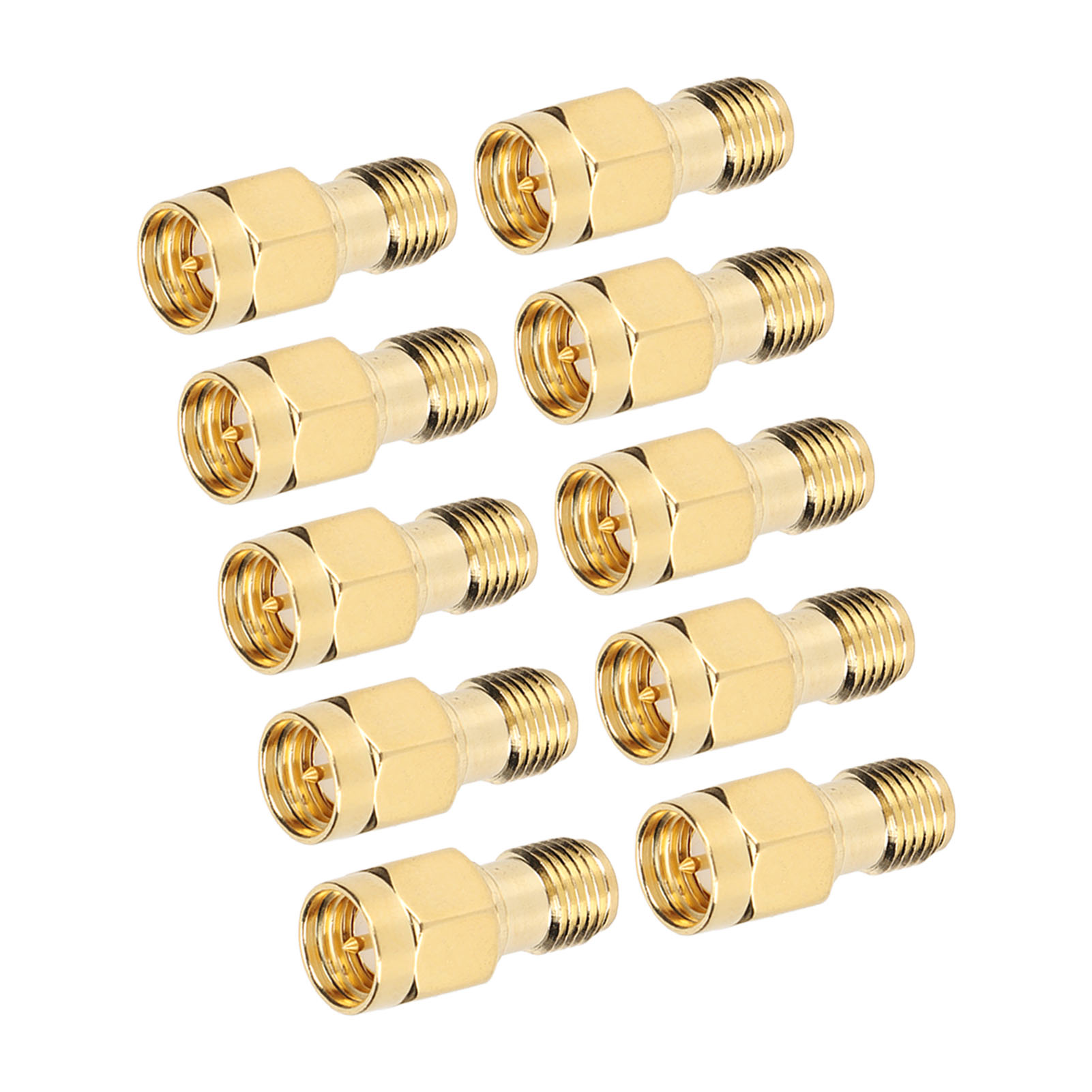 10 Sma-stecker Auf Sma-buchse Reverse-adapter, Konvertierungsstecker Für 50-ohm-hf-kabel