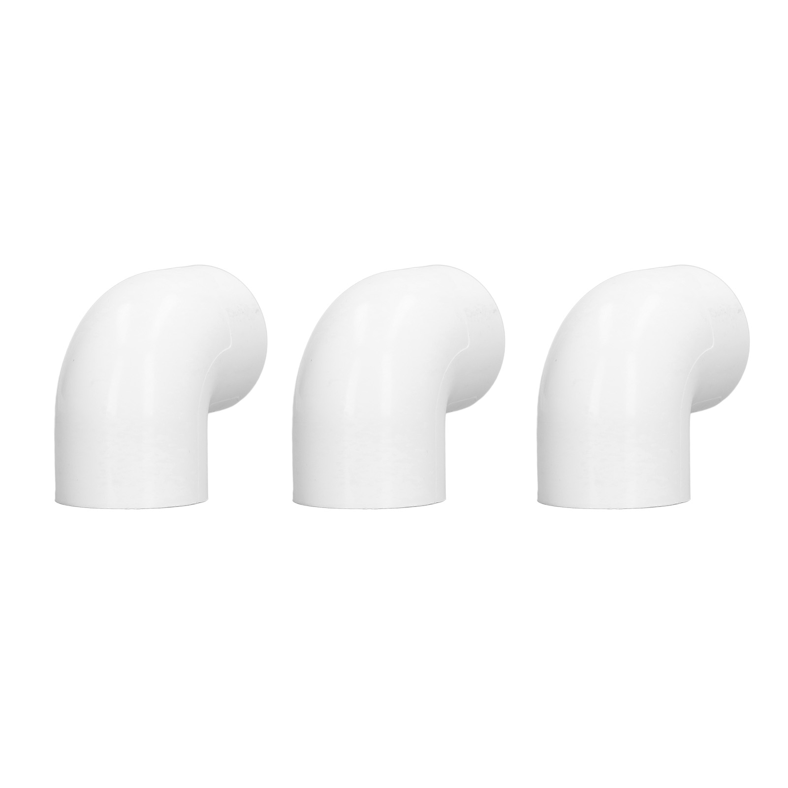 Packung Mit 12 Pvc-rohrverbindungsstücken, 90°-winkel, 2-wege-wasserversorgungsfittings Aus Kunststoff, 20 Mm Innendurchmesser.