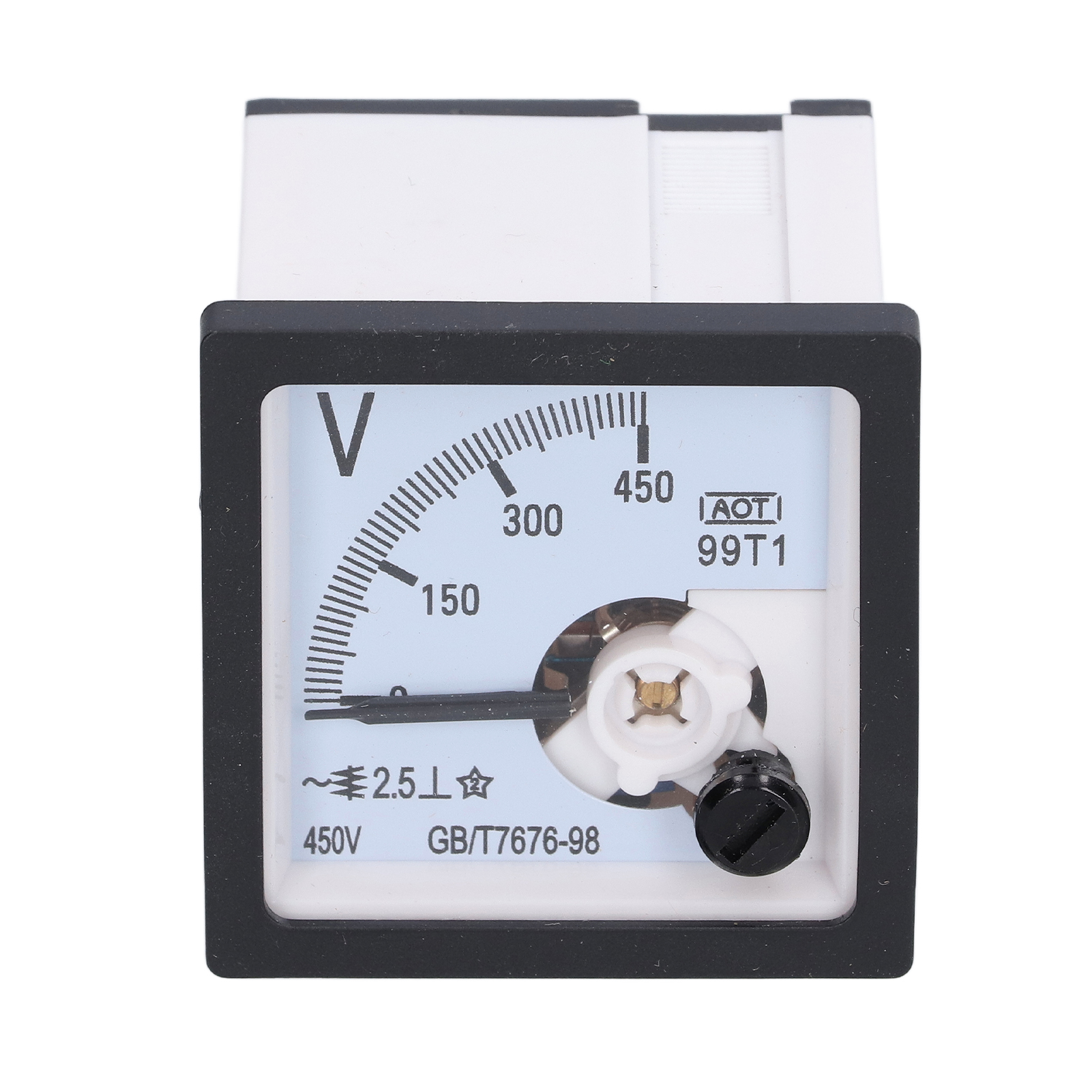 Tragbares Voltmeter Mit Feineinstellung Und Zeiger, Messbereich 0-450v, Modell 99t1-v