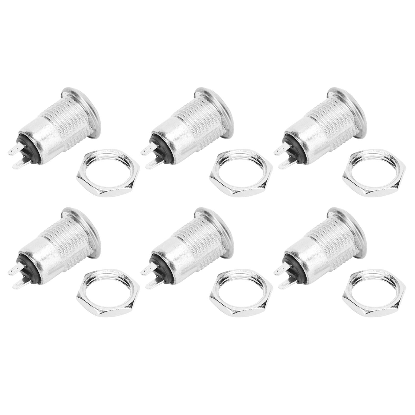 Packung Mit 10 Doppelzug-ein/aus-schlüsselschaltern Für Autos, Kurzes Elektrisches Schloss, 12 X 21,5 Mm