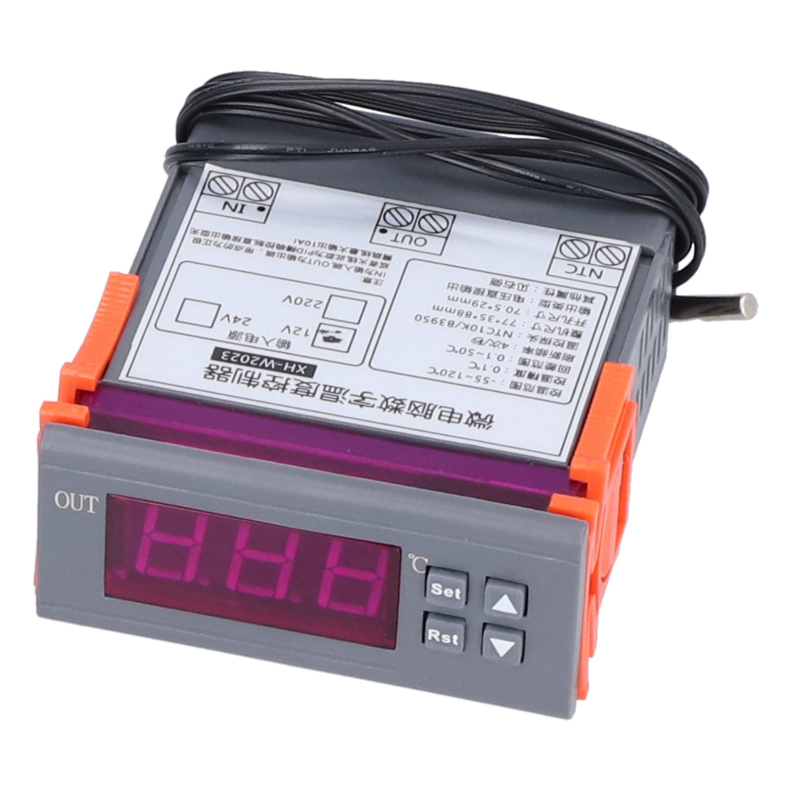 Einstellbarer Digitaler Pid-temperaturregler, 12v Dc-steuerschalter Xh-w2023