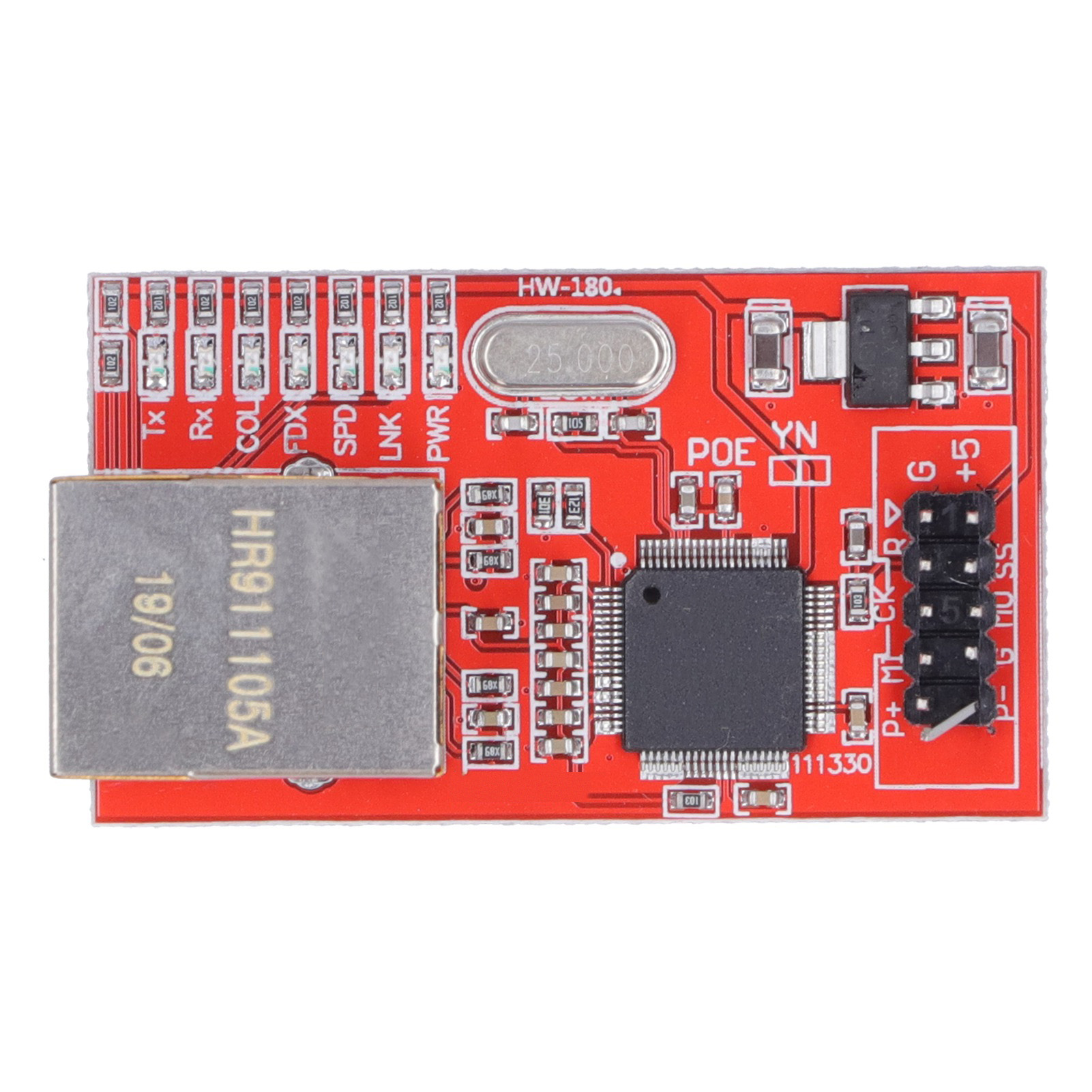 Ethernet-modul, Elektronischer Baustein, Netzwerkkomponenten, W5100 Rote Platine