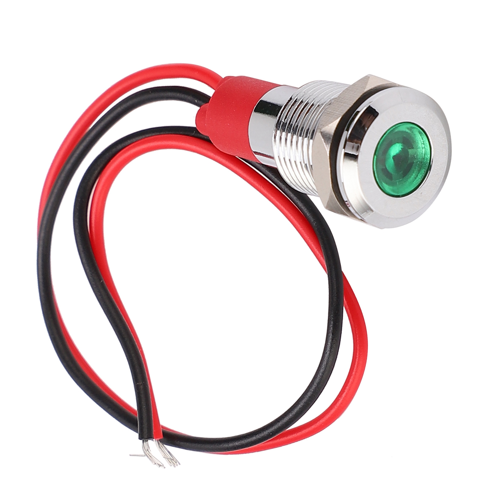 Wasserdichte Led-anzeigeleuchte Aus Metall, Kleines Stromkabel, 10 Mm 24 V Industriesteuerungskomponenten