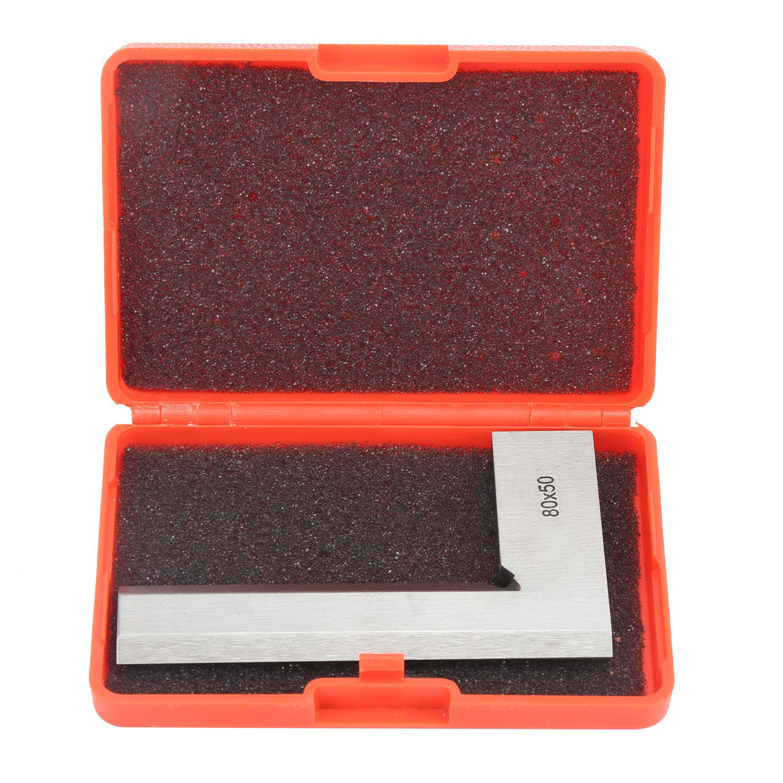 Lineal Mit Messerklinge Aus Edelstahl, Rechtwinkliges Messwerkzeug Für Ingenieure, 80 X 50 Mm