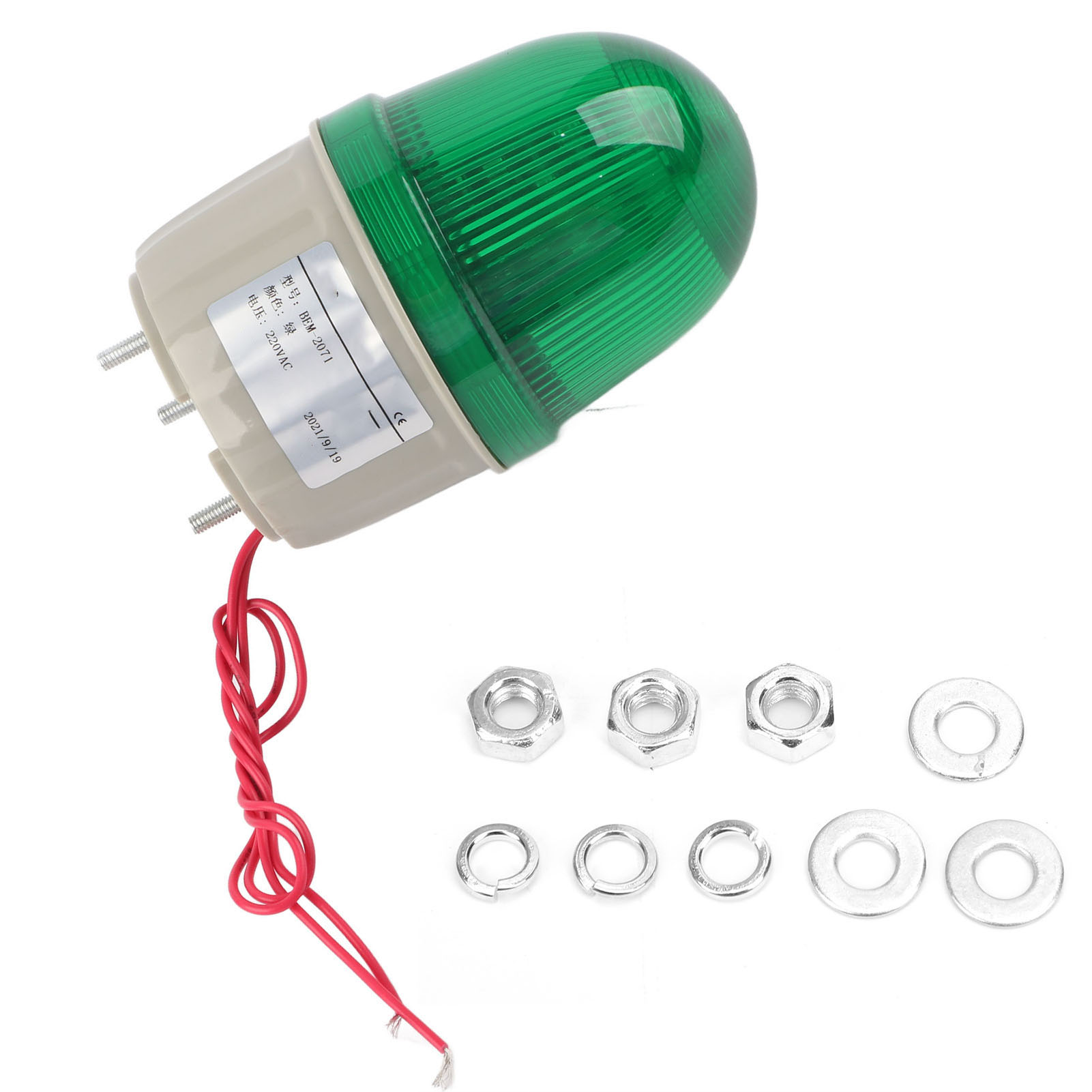 Berm Bem-2071 Rotierende, Blinkende Led-warnleuchte Zur Überwachung Von 220-v-wechselspannungen (vertikal)