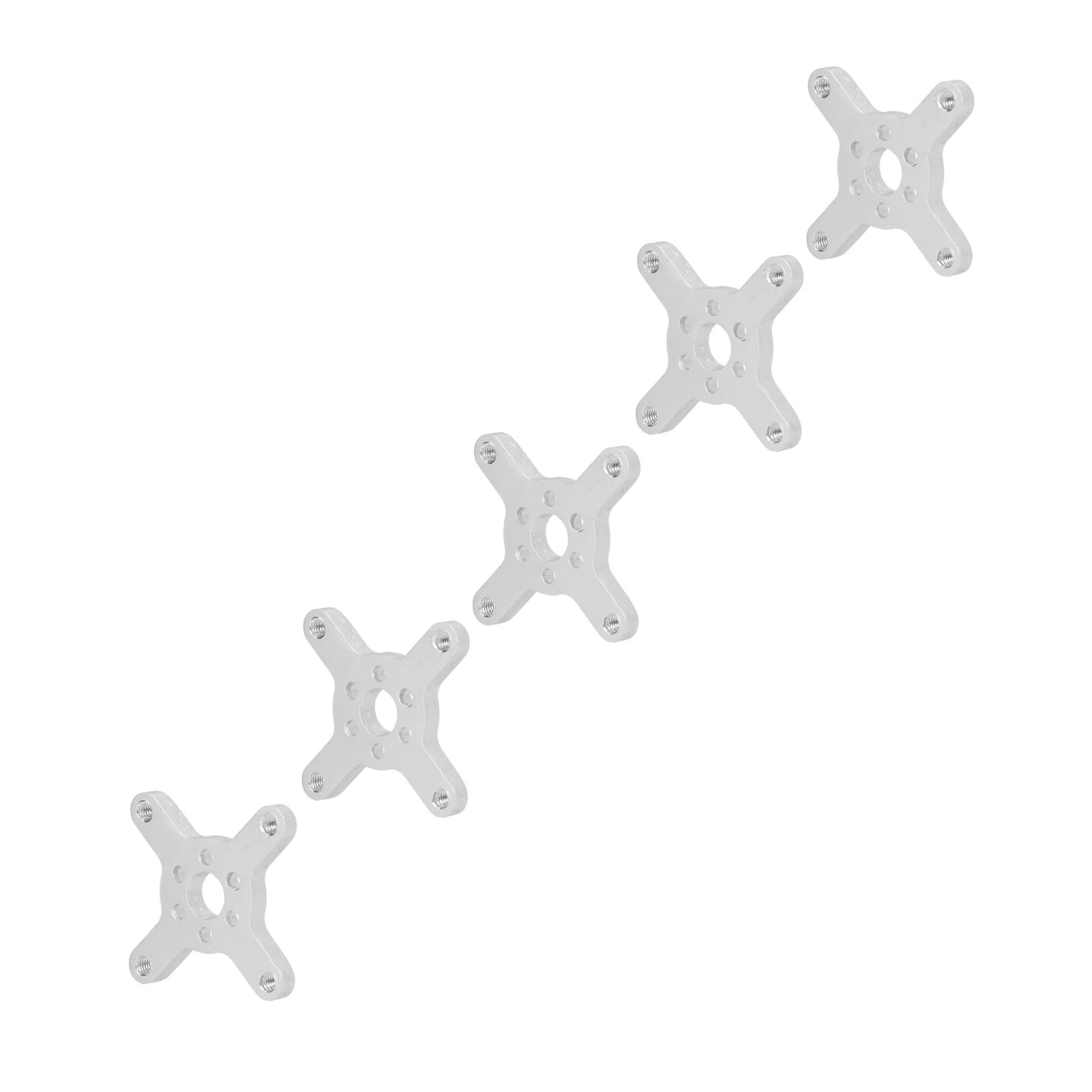 Satz Mit 5 Getriebemotorhalterungen Aus Aluminiumlegierung Inklusive Befestigungsschrauben Für Sechskantmotoren Und Getriebeschutz