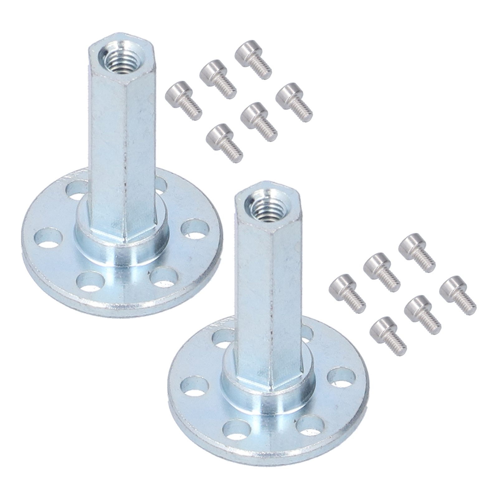 X 8 Mm Edelstahl-flanschverschraubungen, Sechskantverbinder, Wellenkupplungen Mit Schrauben Zum Verbinden Von Teilen